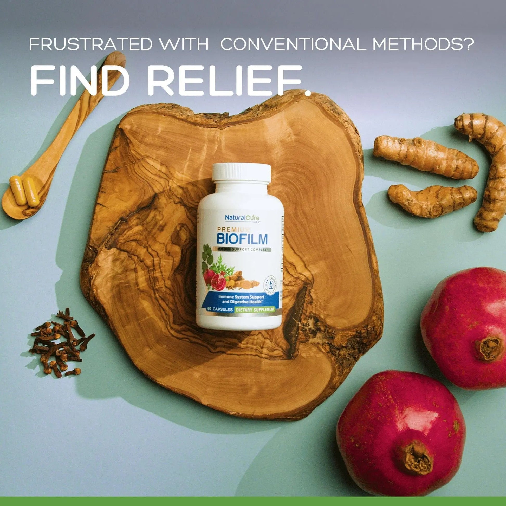 Natural Cure Labs Biofilm Complex – Premium Biofilm Formula Botanicals & Herbs | Biofilm Product for Digestion & Immune Support | Natural Cure Labs uk supplements