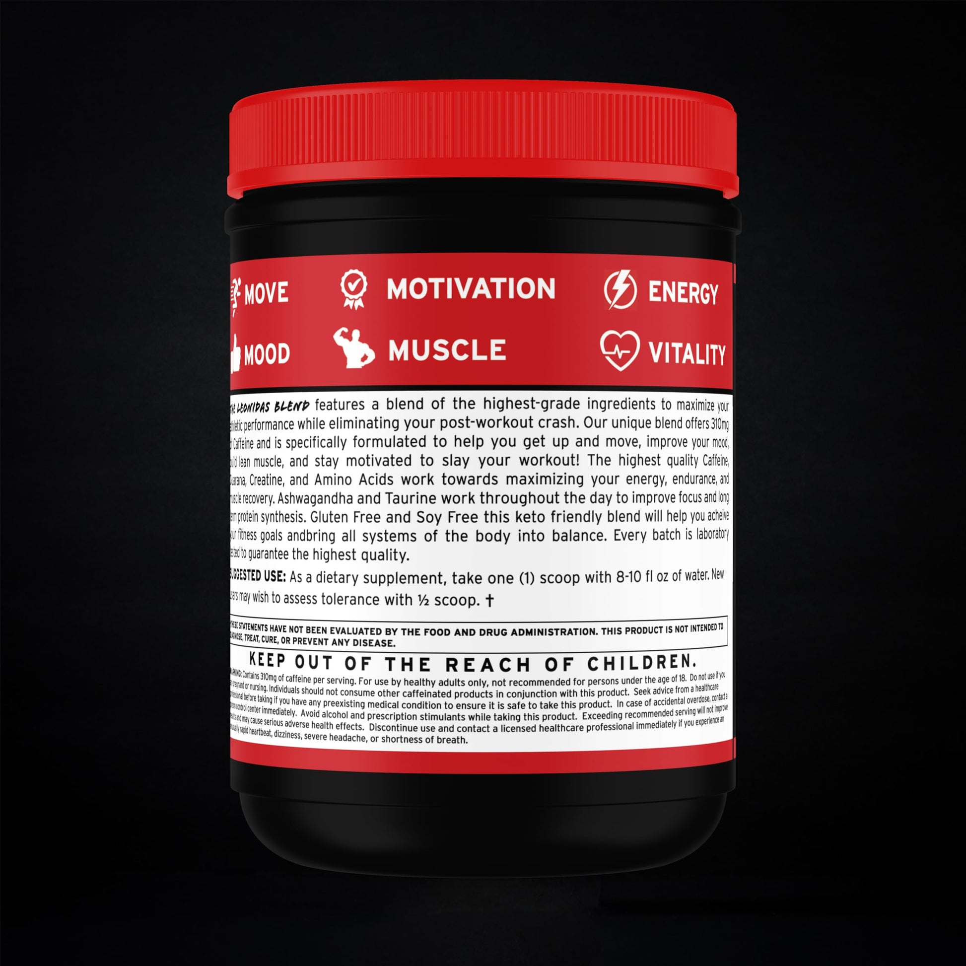 Spartan Fit Nutrition Pre-Workout Powder -Berry Flavor with Full Serving of Creatine +310mg Generic uk supplements