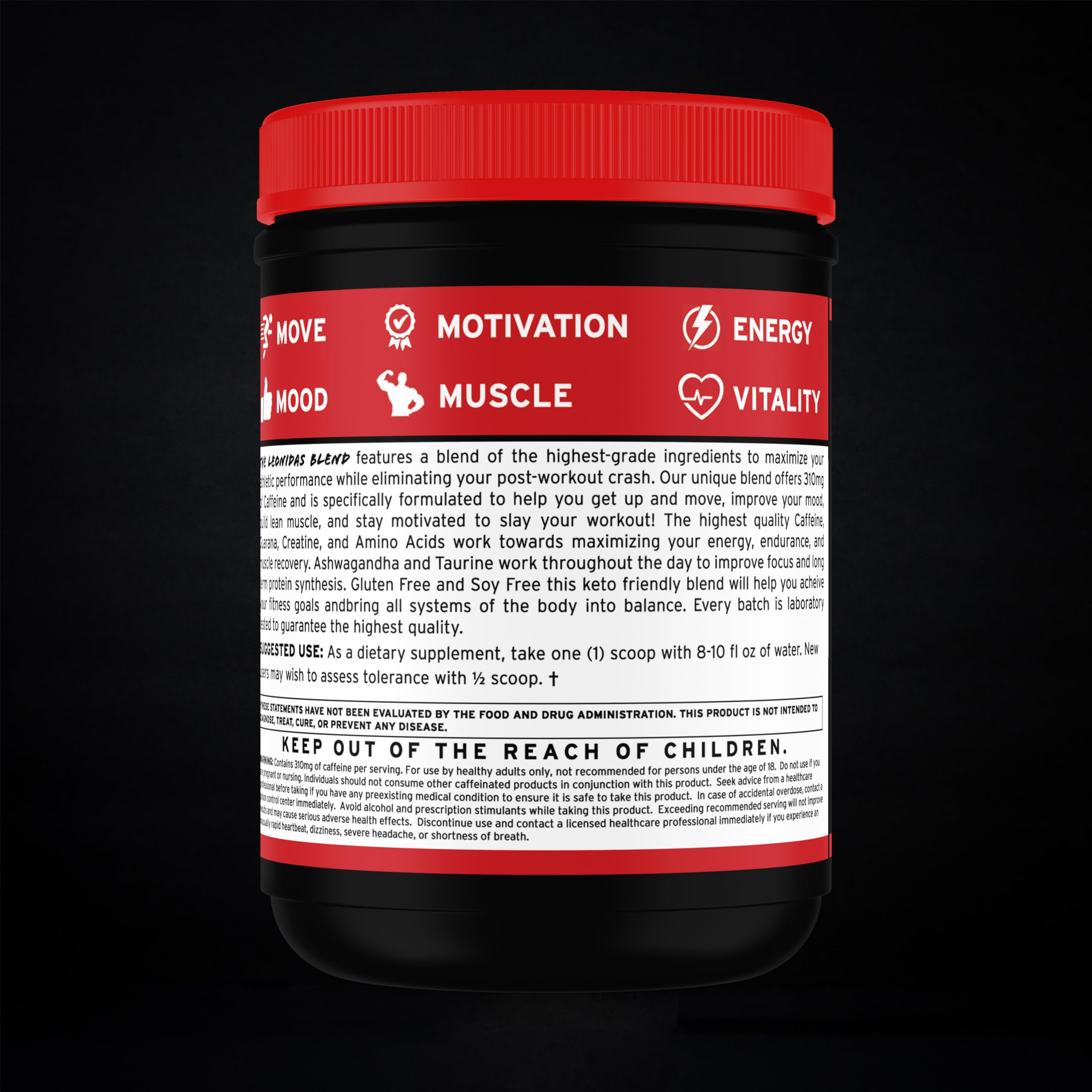 Spartan Fit Nutrition Pre-Workout Powder -Berry Flavor with Full Serving of Creatine +310mg Generic uk supplements