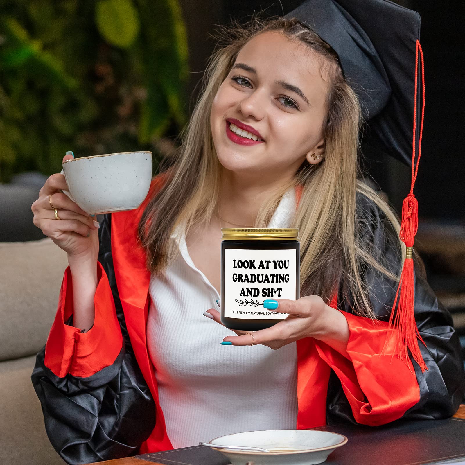 Joyseller Funny Graduation Gift for Her/Him, Look at You Graduation Candles for Party Decorations Joyseller uk supplements