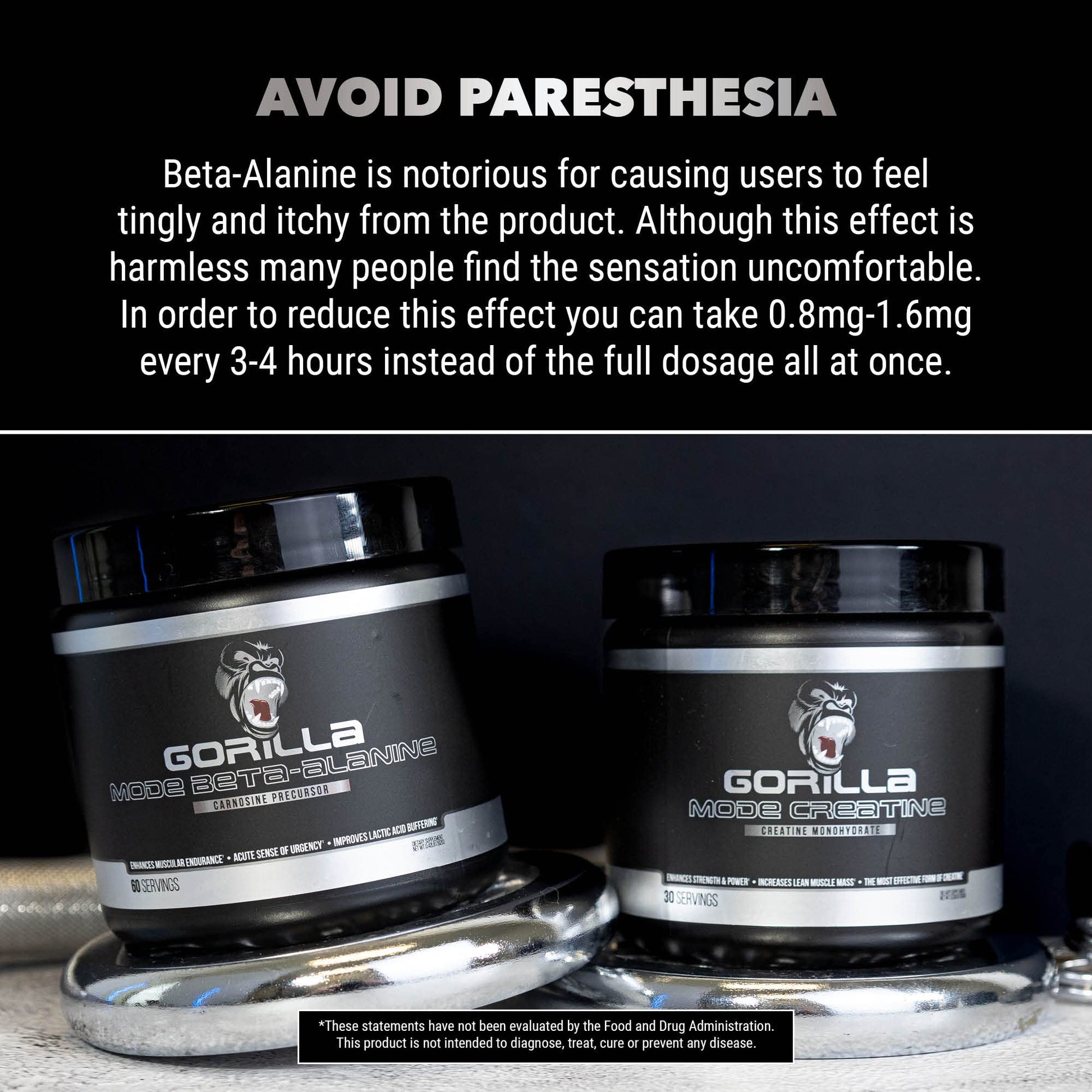 Gorilla Mode Beta-Alanine – Carnosine Precursor/Enhanced Muscular Endurance Gorilla Mind uk supplements