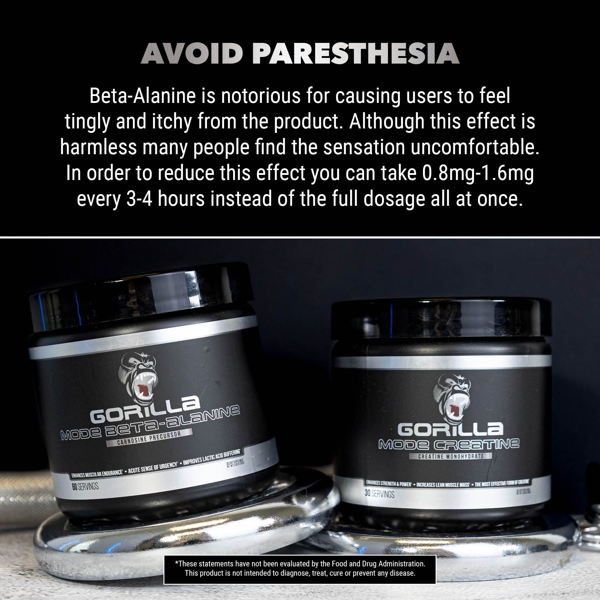 Gorilla Mode Beta-Alanine – Carnosine Precursor/Enhanced Muscular Endurance Gorilla Mind uk supplements