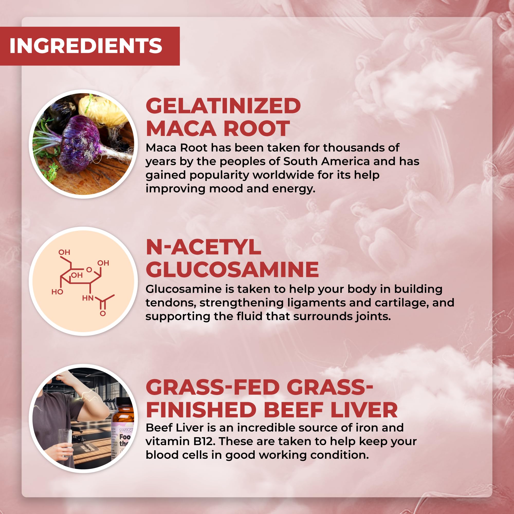 Santa Cruz Paleo, Food of the Gods Grass Fed Beef Organ Supplement for Men and Women, with Collagen, Maca Root, Colostrum, Bone Broth, Iron, Vitamin B12, Gluten Free, Keto Friendly, 30 Servings Santa Cruz Paleo uk supplements