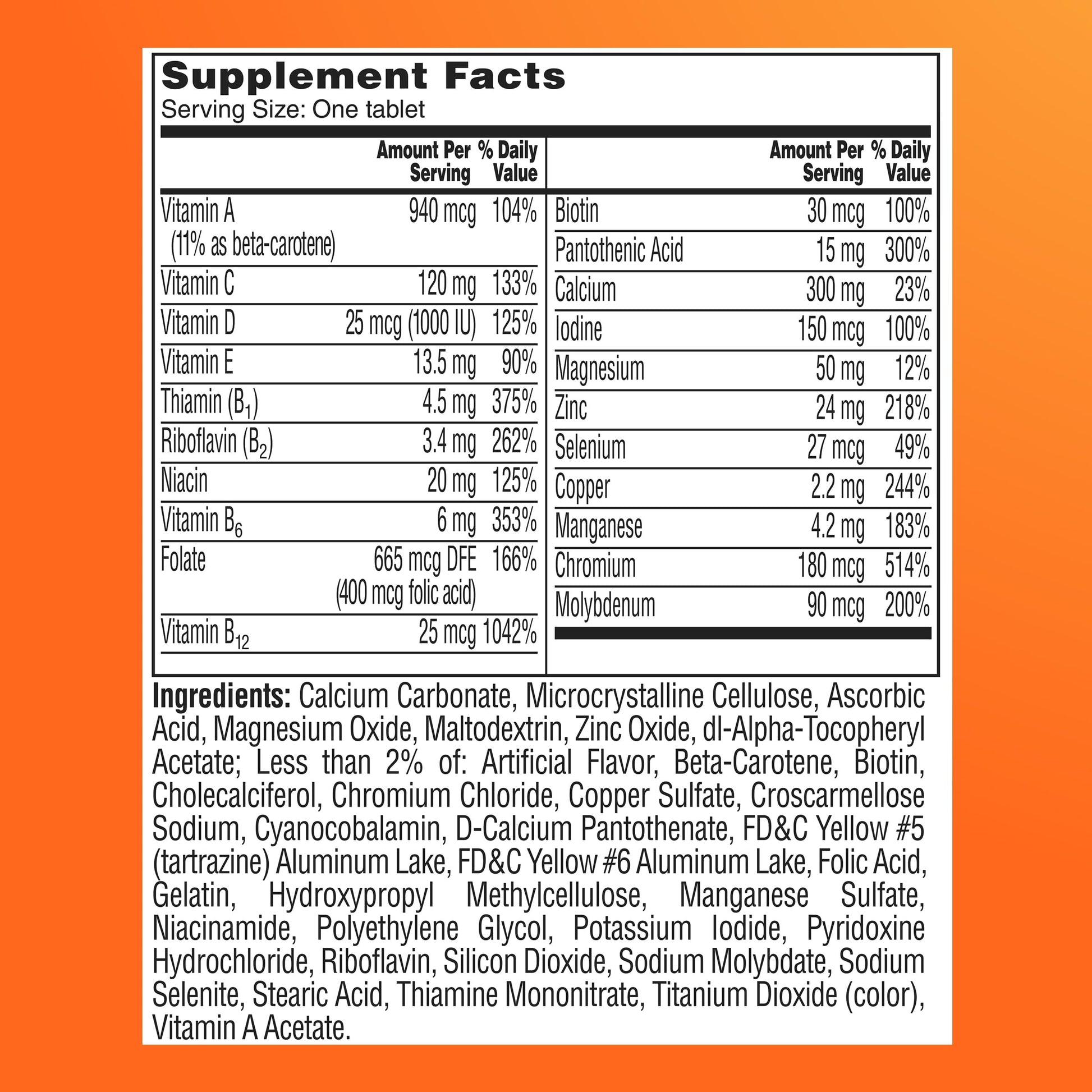 One A Day Multivitamin for Women 50 and Over Tablets, Womens Multivitamin 50 plus with Vitamins D, C, E, Zinc & Biotin, Daily Vitamins ONE A DAY uk supplements