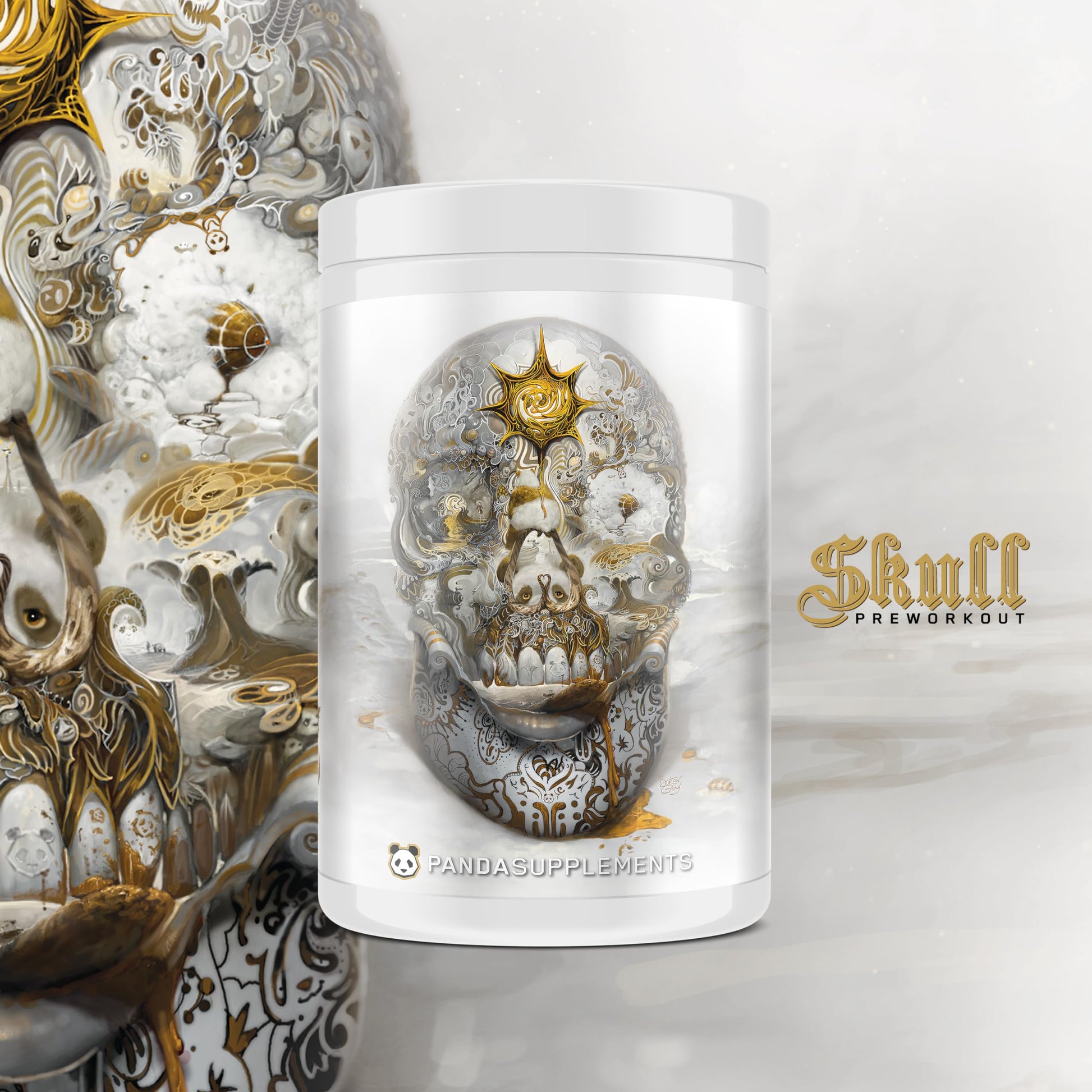 Underground Bio Labs/Panda Supps Skull High Stim/Nootropic Pre-Workout,Lion's Mane Underground Bio Labs uk supplements