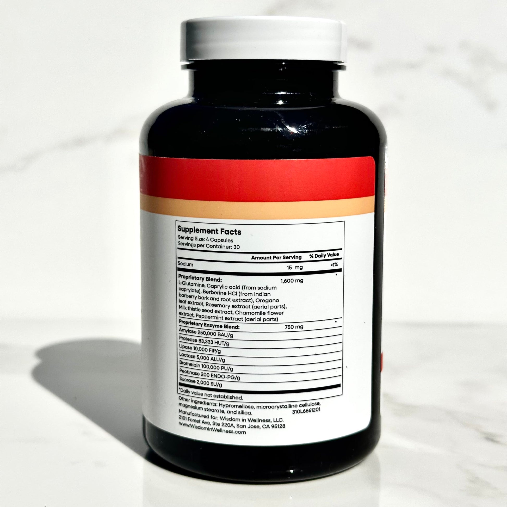 Wisdom In Wellness Gut Optimyze - 120 Digestive Health Capsules - Vitamins & Probiotics for Gut Health - Complete for Men & Women - Digestive Gut Health Pills - Healthy Gut Probiotics Wisdom In Wellness uk supplements