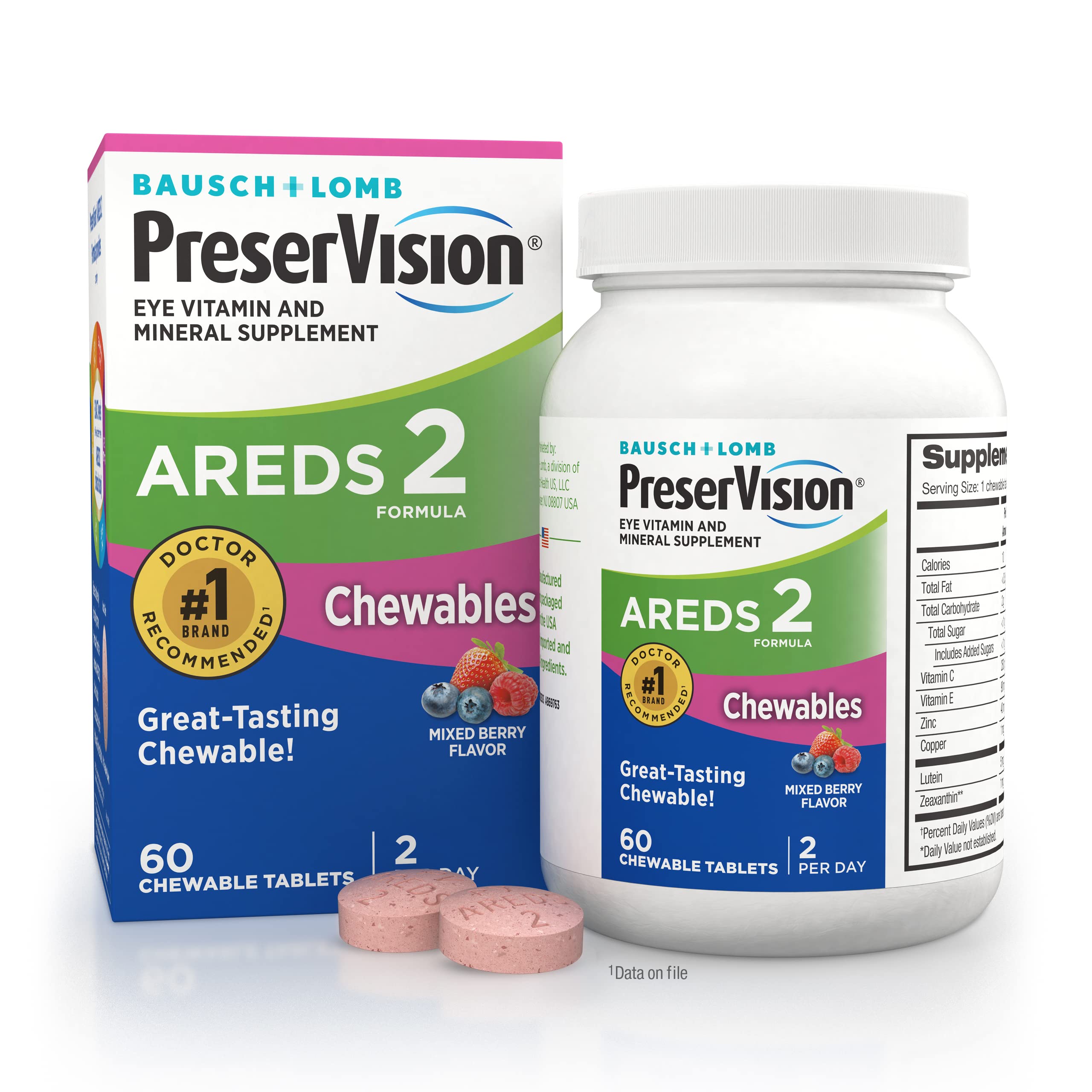 PreserVision AREDS 2 Eye Vitamin & Mineral Supplement, Contains Lutein PreserVision uk supplements