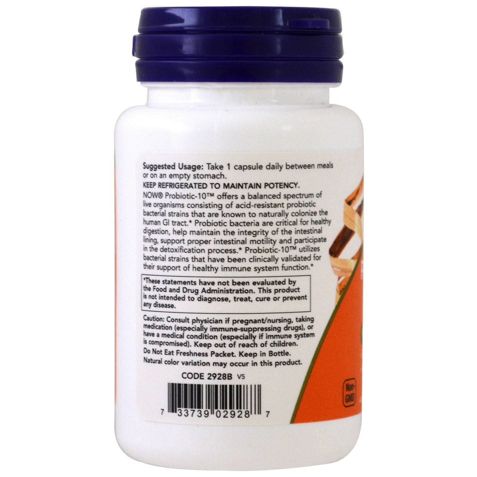 Probiotic10 50 Billion - Now Foods - 50 - VegCap -(Pack of 2) NOW Foods uk supplements