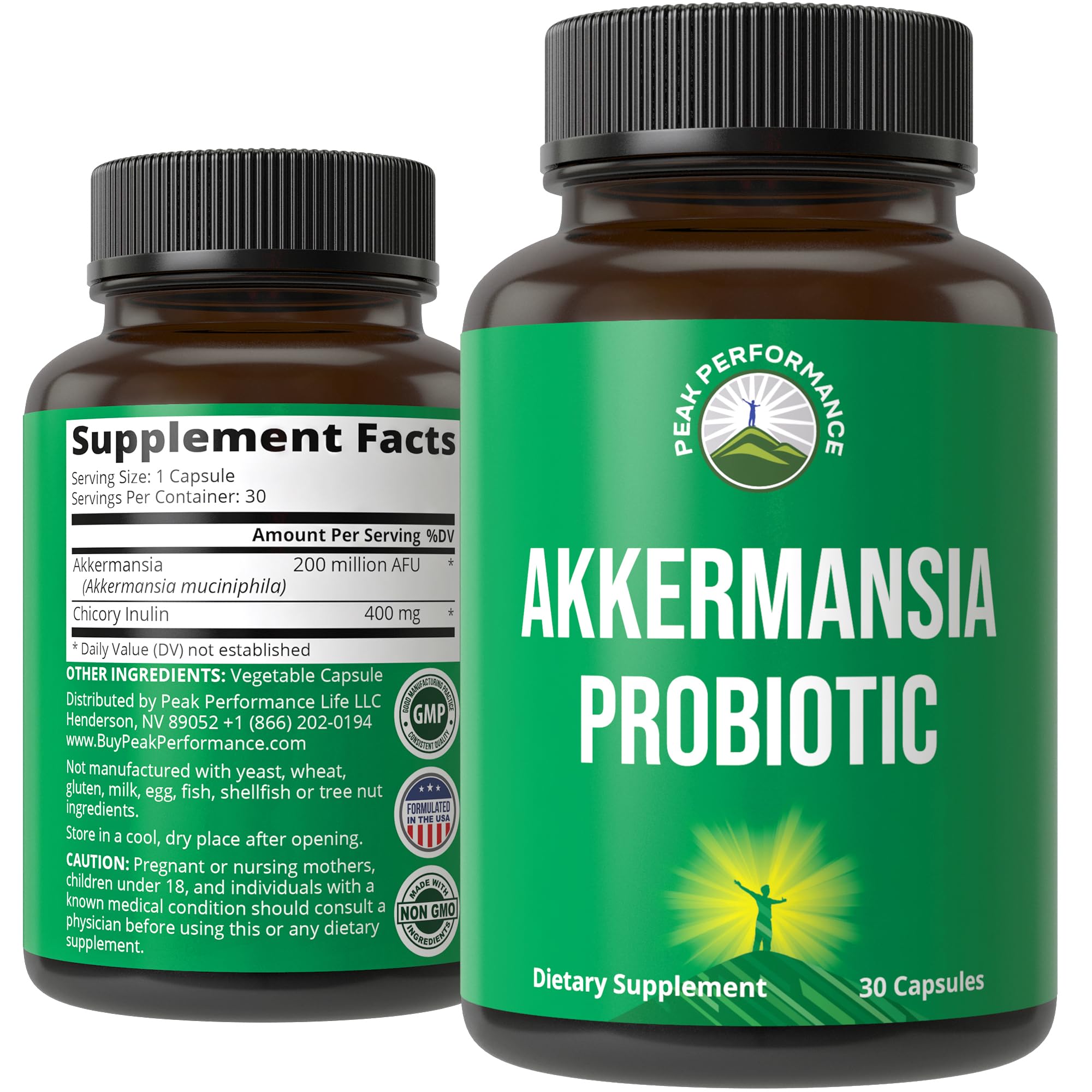 Akkermansia Probiotic to Increase GLP-1 Production. Ultra High Strength Akkermansia Muciniphila Live Strain with Prebiotic Fiber for Gut Health & Microbiome Balance. Delayed Release, 3rd Party Tested Peak Performance uk supplements