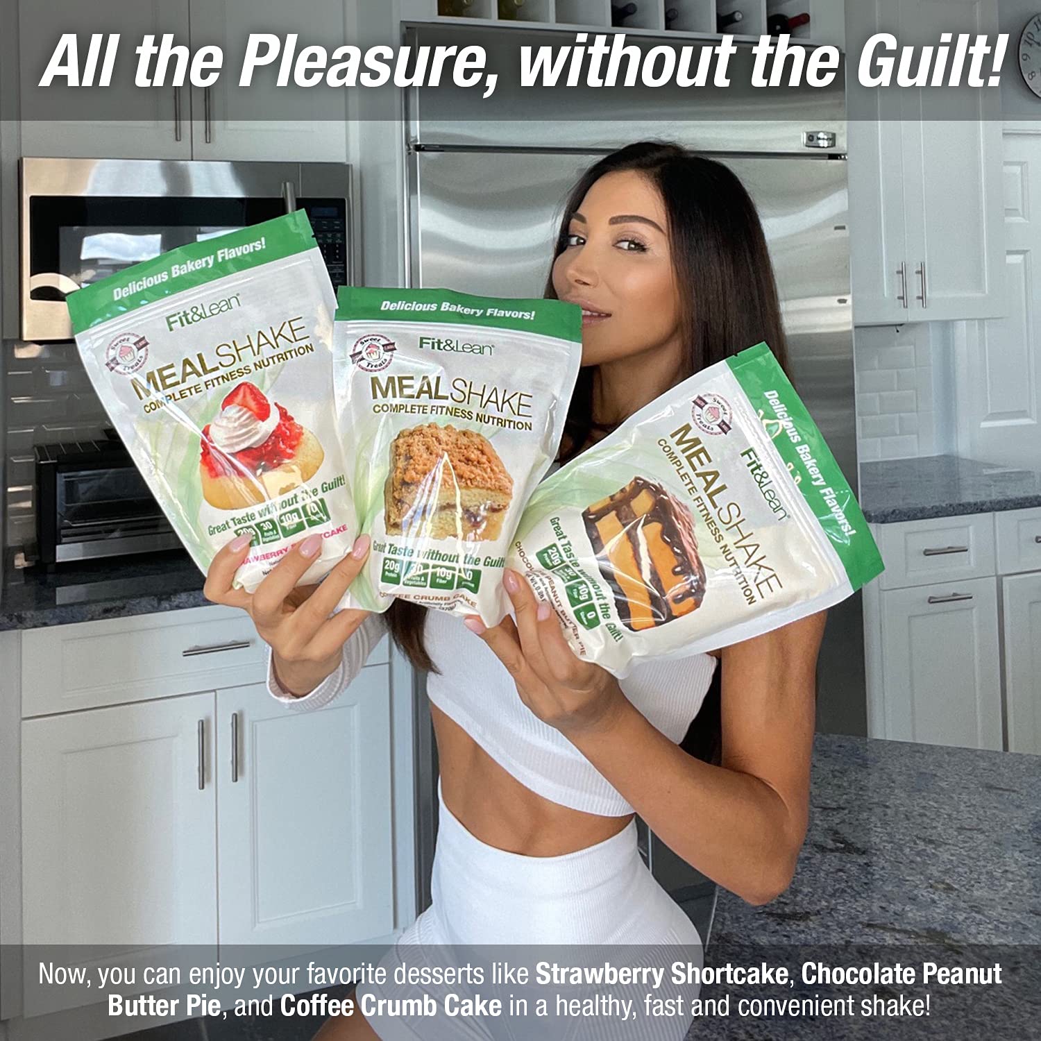 Fit & Lean Meal Shake Meal Replacement with Protein, Fiber, Probiotics and Organic Fruits Fit & Lean uk supplements