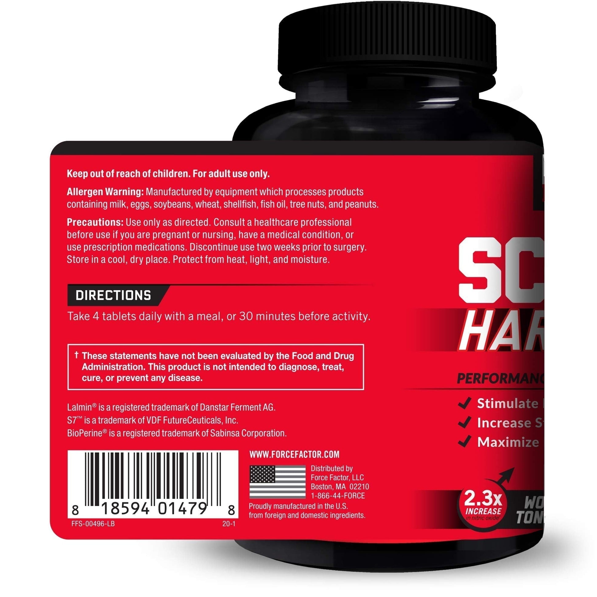 Force Factor Score! Hardcore Nitric Oxide Booster Supplement for Men with L-Citrulline Force Factor uk supplements