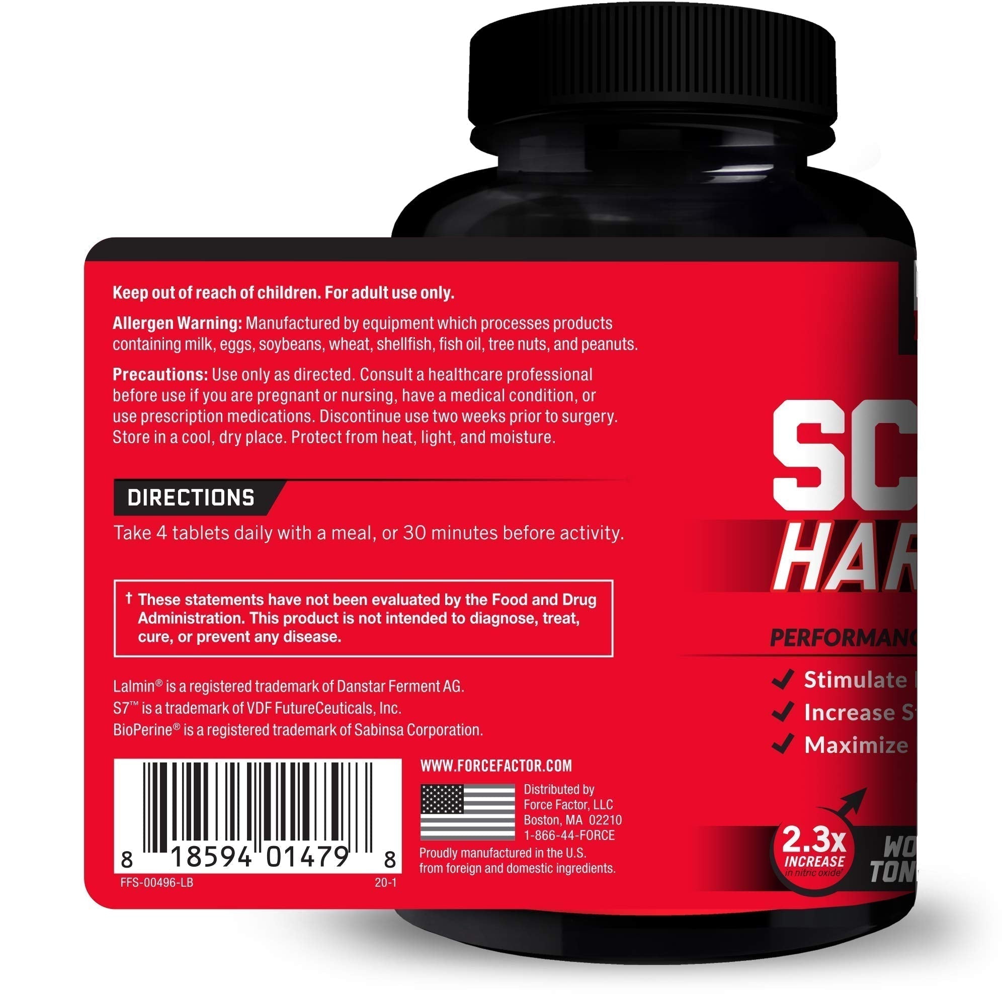 Force Factor Score! Hardcore Nitric Oxide Booster Supplement for Men with L-Citrulline Force Factor uk supplements