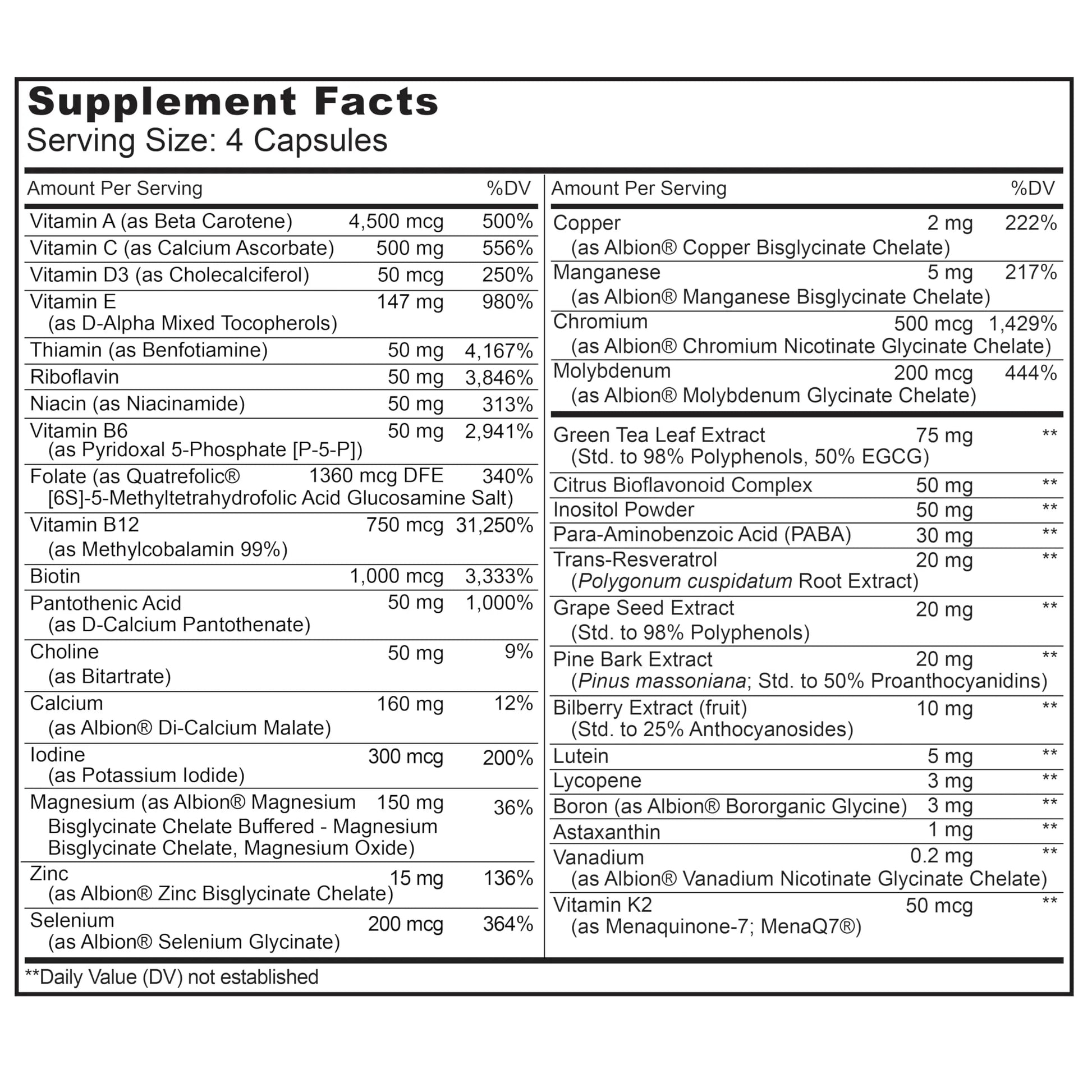 LIVELY VITAMIN CO. Multivitamin - 37 Vitamins Minerals and Extracts - Energy - Memory - Immune Function - Heart- Brain - Focus - Mood - Antioxidants - Dairy Gluten Soy Free - 60 Vegetarian Capsules LIVELY VITAMIN CO uk supplements