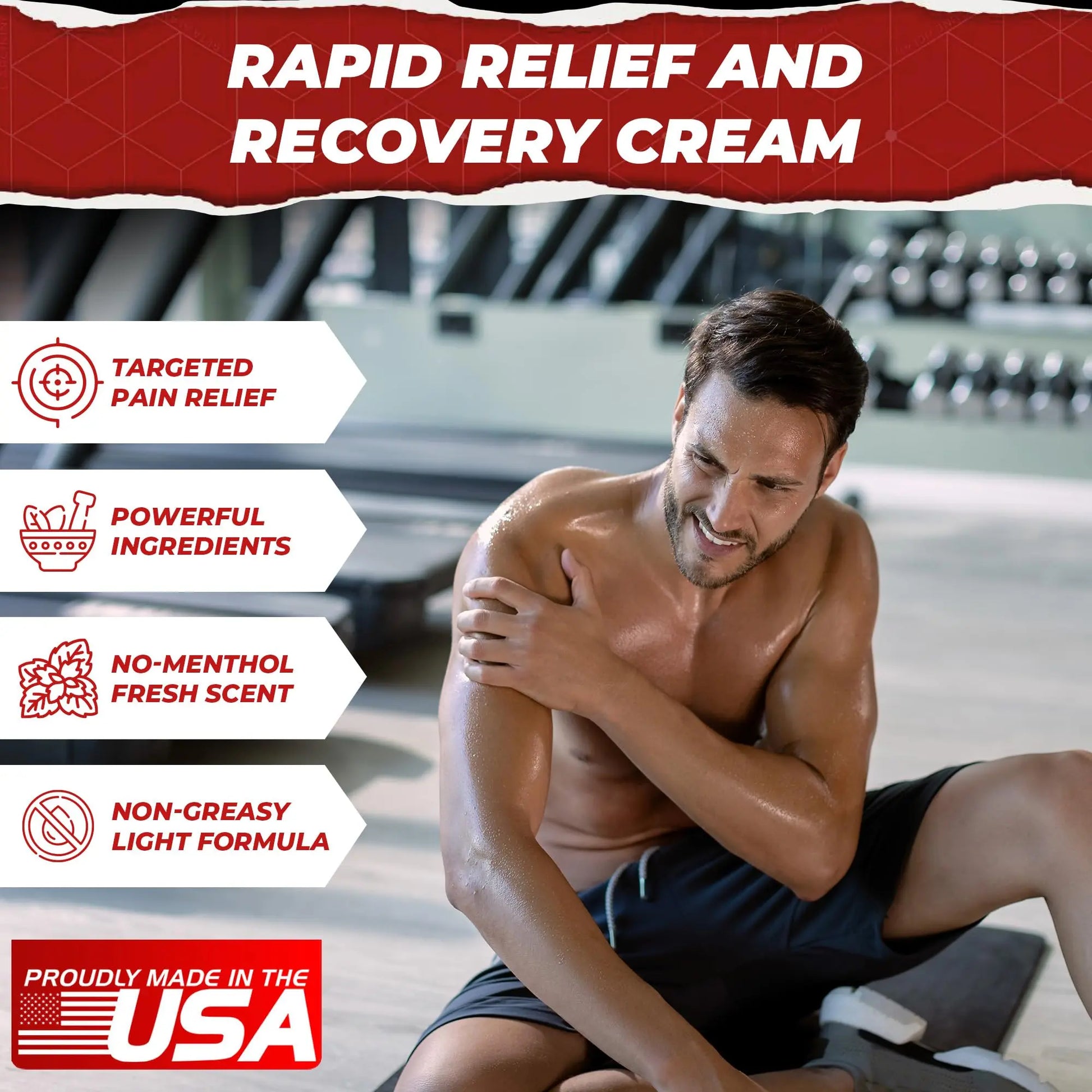 RESCUE PAIN RELIEF & RECOVERY Cream - All-in-One Solution for Back, Neck, Knee, Hand, Foot, and Shoulder Pain - Combines Power of Key Ingredients from Leading Pain Relief CreamProducts - 4 Ounces RESCUE PAIN RELIEF & RECOVERY uk supplements