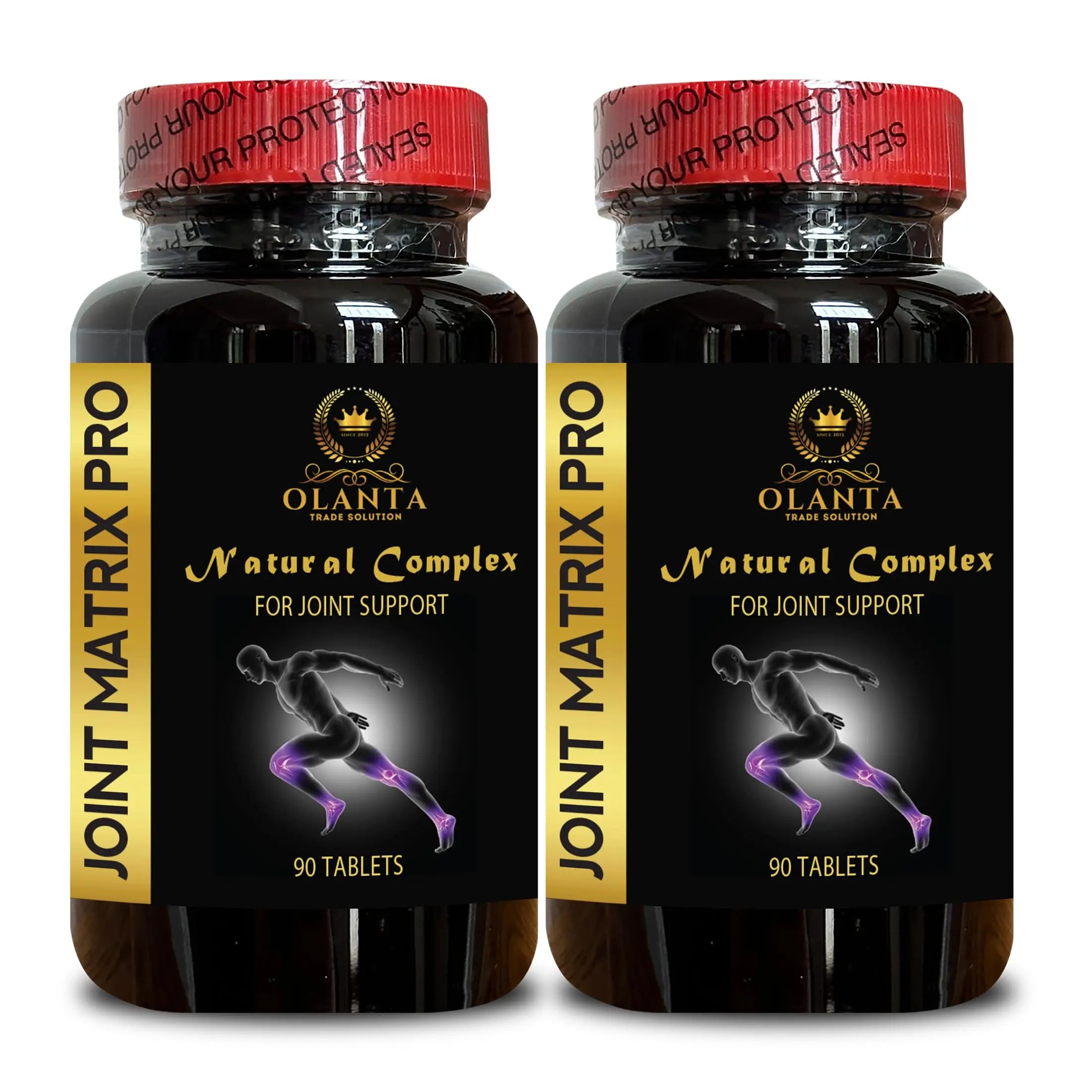 Joint Matrix PRO Natural Complex - Support Muscle Recovery, Full Joint Support, Flexibility Supplements, Natural Muscle Support - 2 Bottles 180 Tablets OLANTA TRADE SOLUTION uk supplements