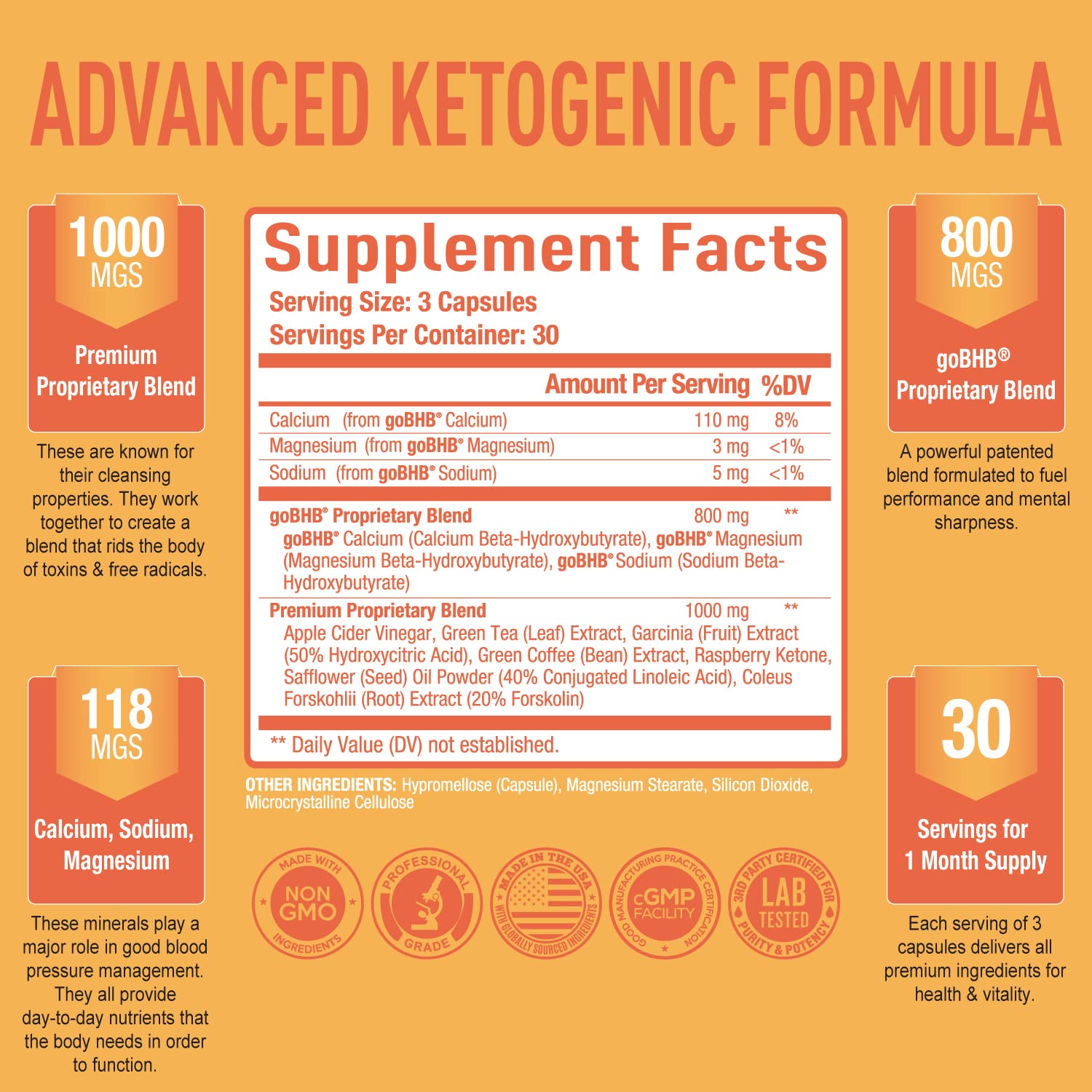 Purely Optimal Premium Keto+Apple Cider Vinegar Pills - Promote Ketosis, Boost Energy Purely Optimal uk supplements