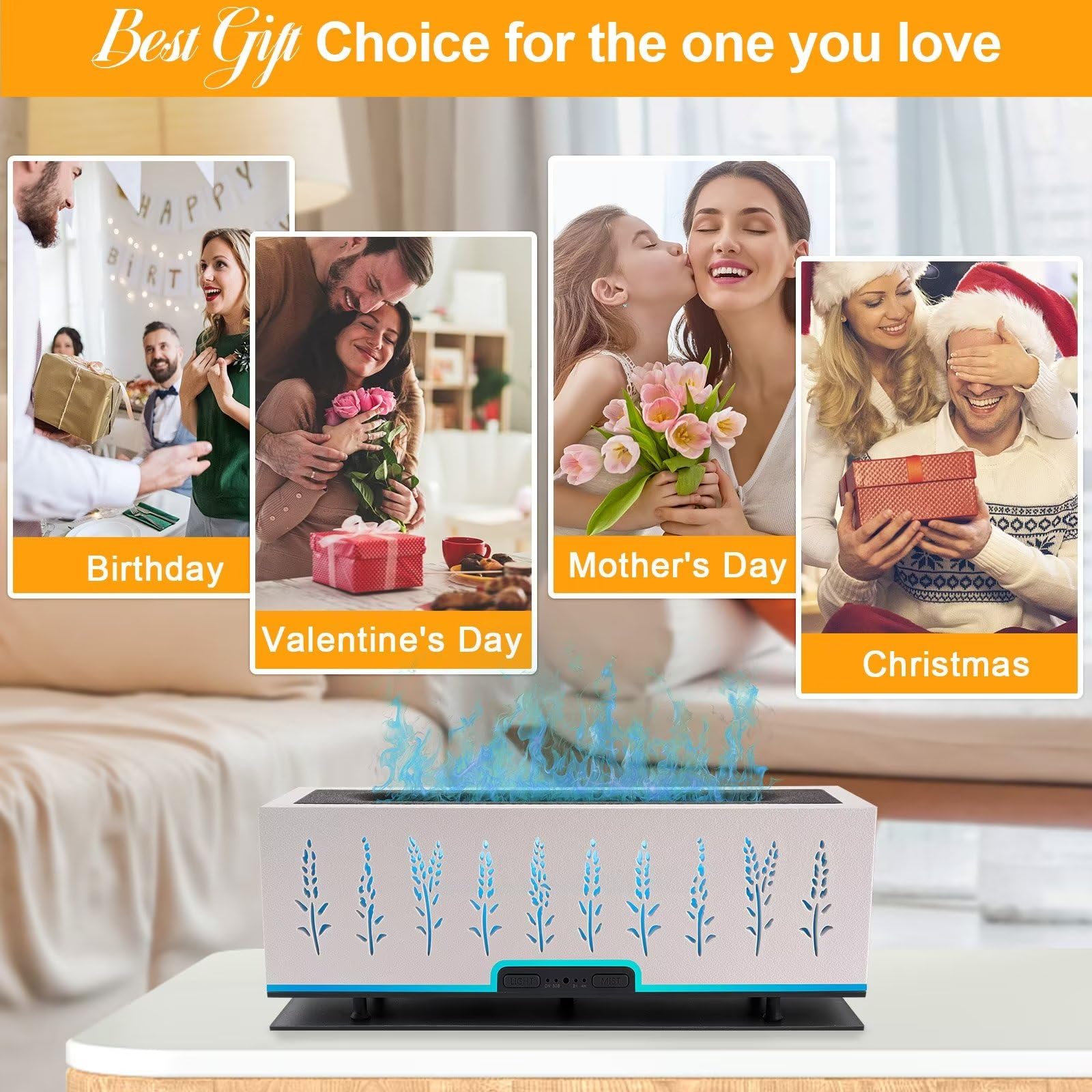 WENPHONE Flame Air Aroma Diffuser Humidifier, Essential Oil Diffuser, 200ml Aromatherapy Diffuser WENPHONE uk supplements