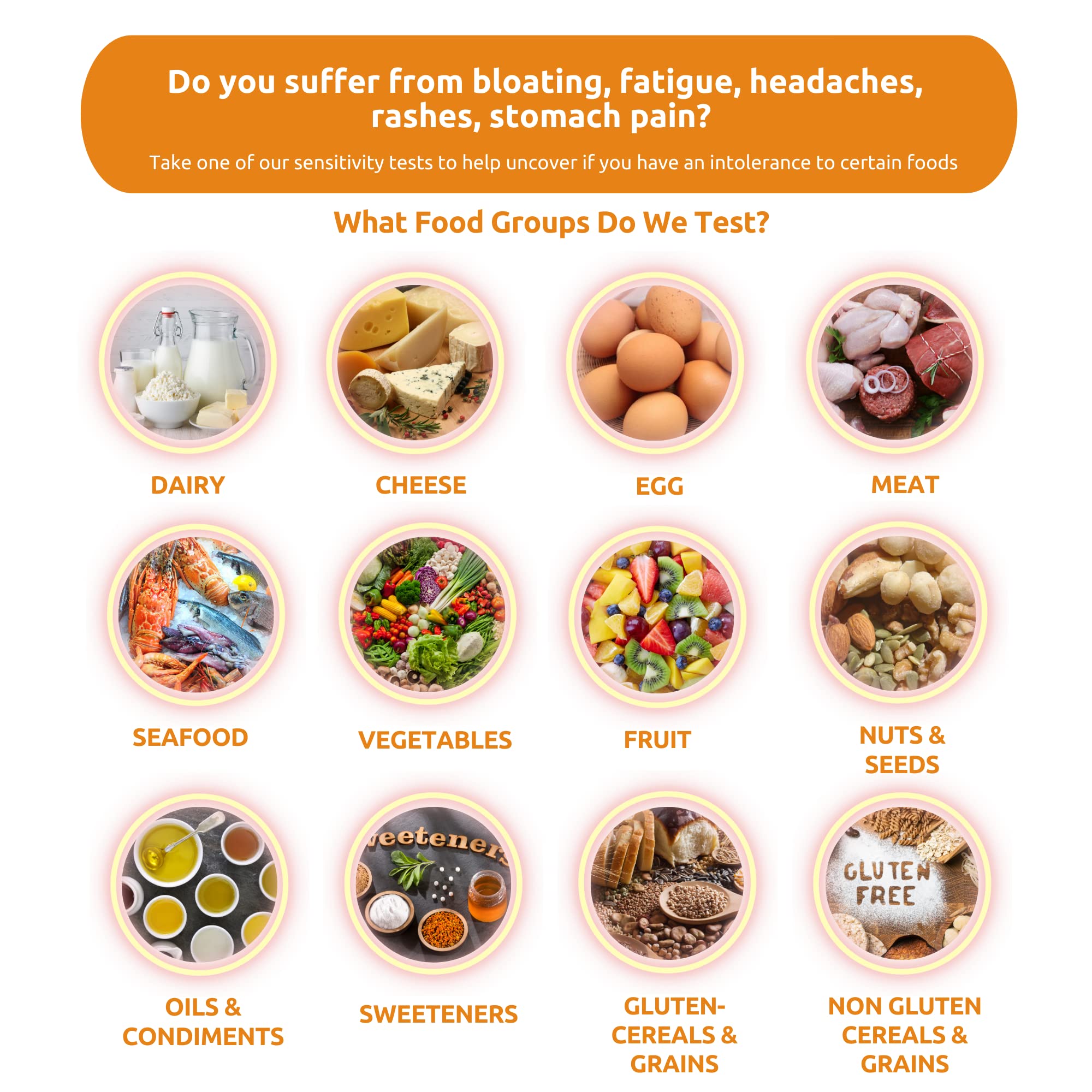 Simply Sensitivity Checks 900+ Items Food Sensitivity Test Kit for Adults – Foods & Non-Foods, Including Lactose, Gluten, Vitamins, Minerals, Gut Health & More – at-Home Food Intolerance Test Kit Simply Sensitivity Checks uk supplements