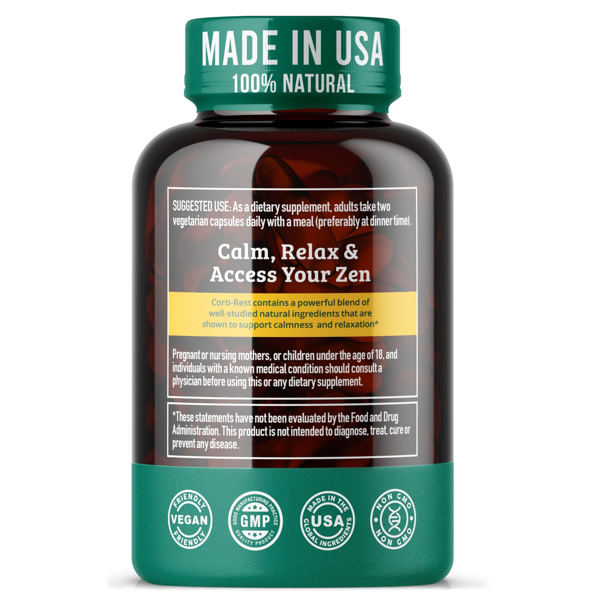 Cortisol Reducer & Adrenal Support Supplement–Natural Stress Relief with Ashwagandha KSM-66, Magnesium Glycinate & Citrate, L-Theanine, Rhodiola, Apigenin, Turmeric & Vitamin D3–Calm Mood & Relaxation Dr. Matthew uk supplements