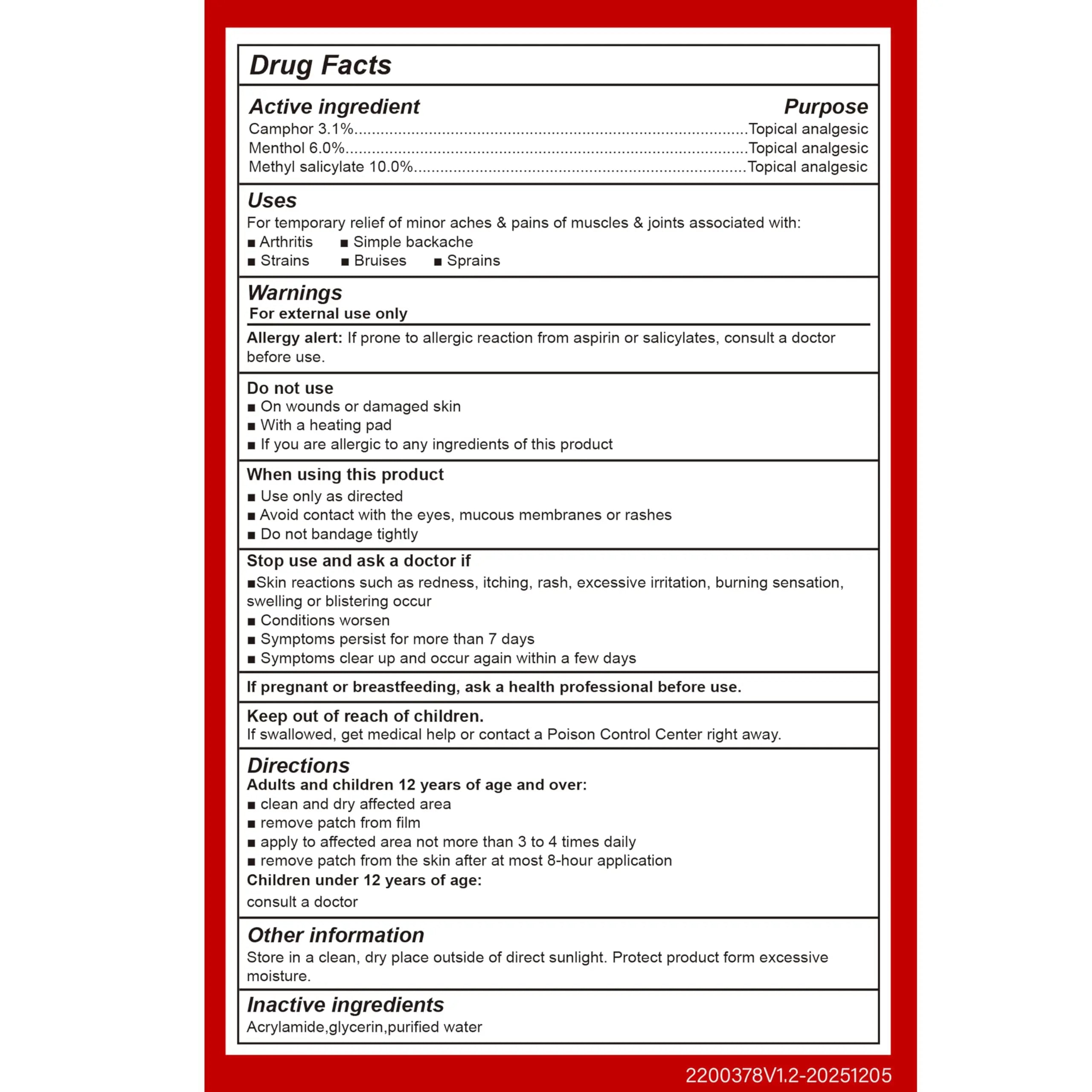 XAYIUIYAX Menthol Pain Patches, Cooling Pain Relief for Sore Muscle Relief - Includes 3 Adhesives, 1 Patch & 1 Carry Case - Relief Back, Shoulder & More - 3.03" × 6.30" - 0327 XAYIUIYAX uk supplements