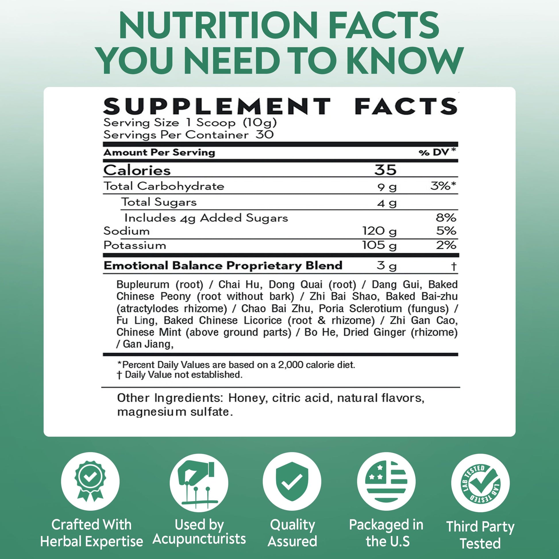 D'AO Labs Emotional Balance - Emotional Balance Powder - Calm & Stress Relief - Effervescent Powder with Apple-Cucumber Flavor - Xiao Yao San Traditional Chinese Herbal - 30 Individual Servings DAO Labs uk supplements