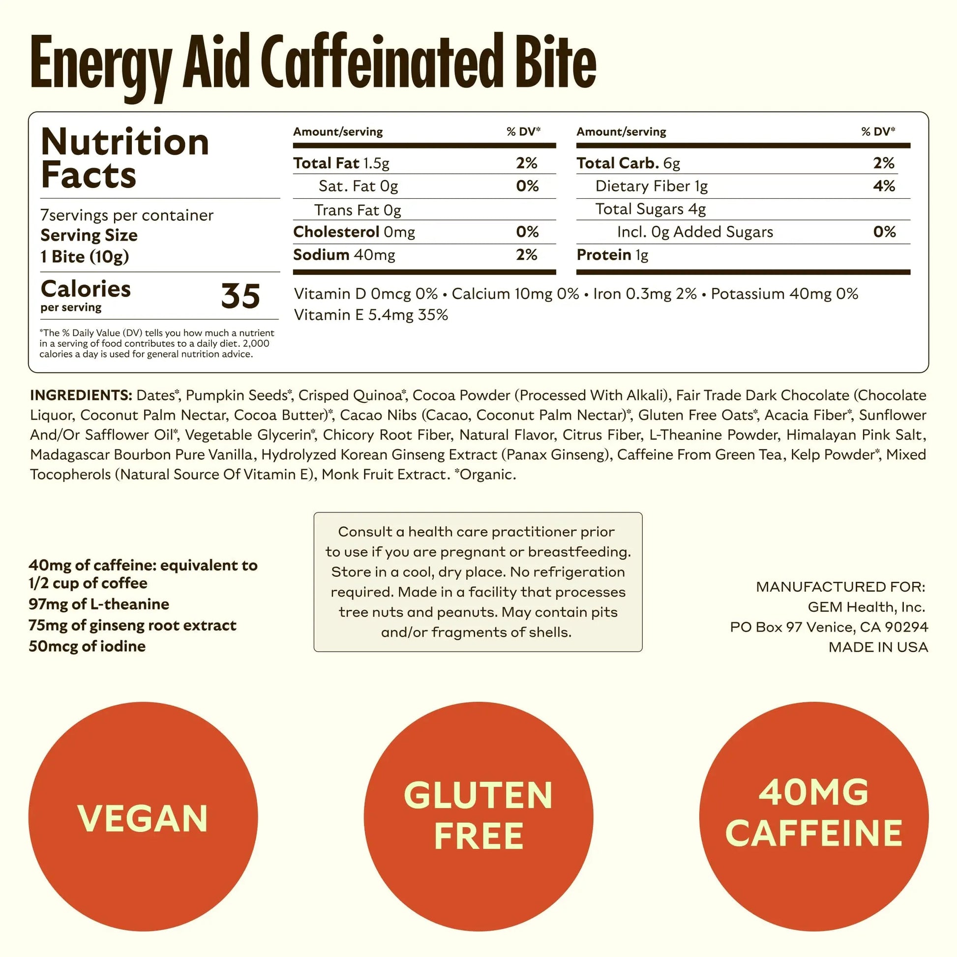 GEM Daily Superfood and Energy Support for Women & Men, Natural Whole Foods with Essential 20+ Whole-Food Vitamins, Minerals GEM uk supplements