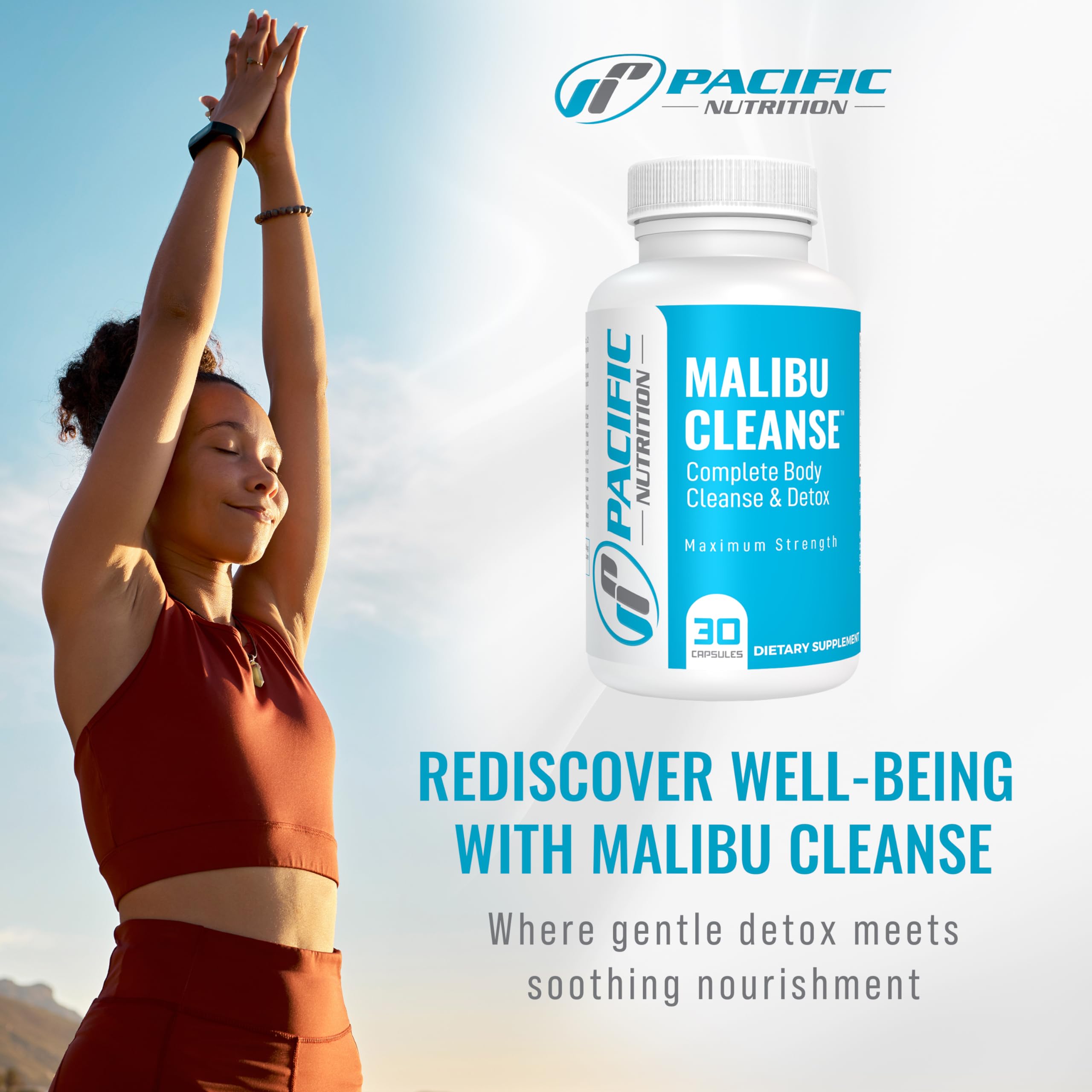 Pacific Nutrition Full Body Detox - Malibu Cleanse Complete Body & Intestinal Cleanse Pacific Nutrition uk supplements