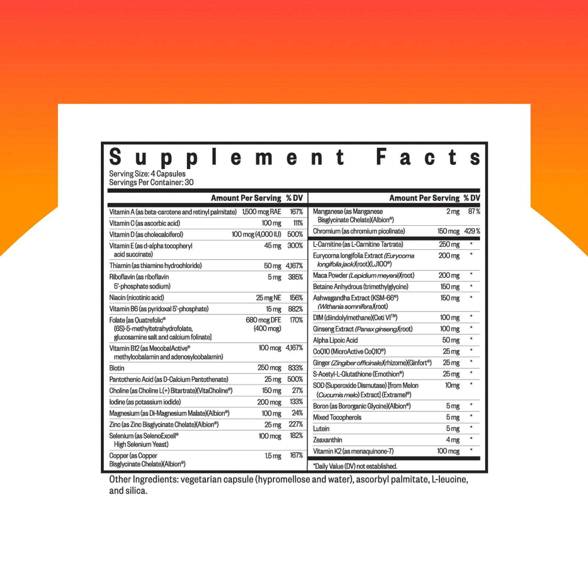 Seeking Health Optimal Man - Multivitamin Supplement with Zinc, Active Folate, & Alpha-Lipoic Acid - Multivitamin Supports Energy & Brain Health - Support Healthy Aging Seeking Health uk supplements