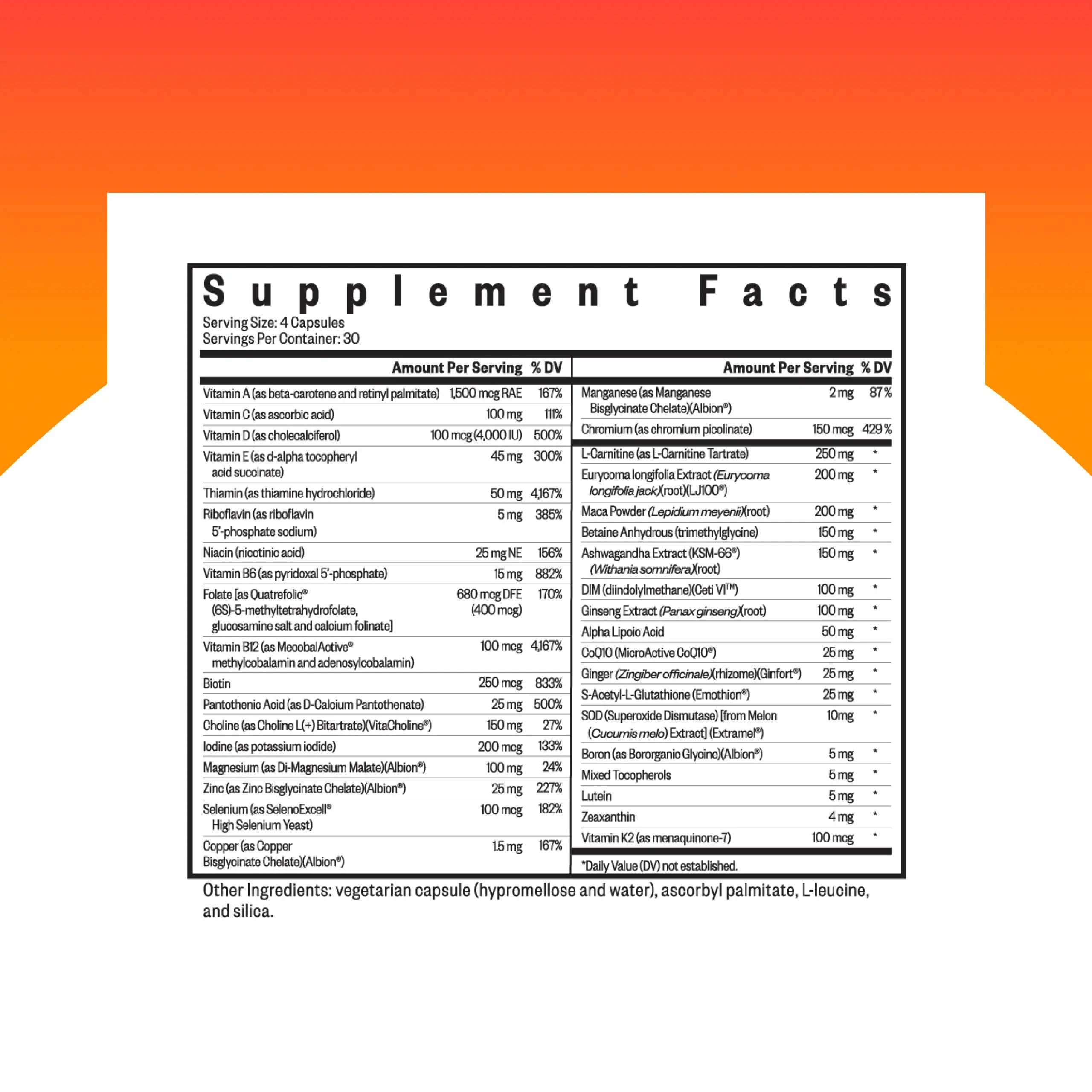 Seeking Health Optimal Man - Multivitamin Supplement with Zinc, Active Folate, & Alpha-Lipoic Acid - Multivitamin Supports Energy & Brain Health - Support Healthy Aging Seeking Health uk supplements