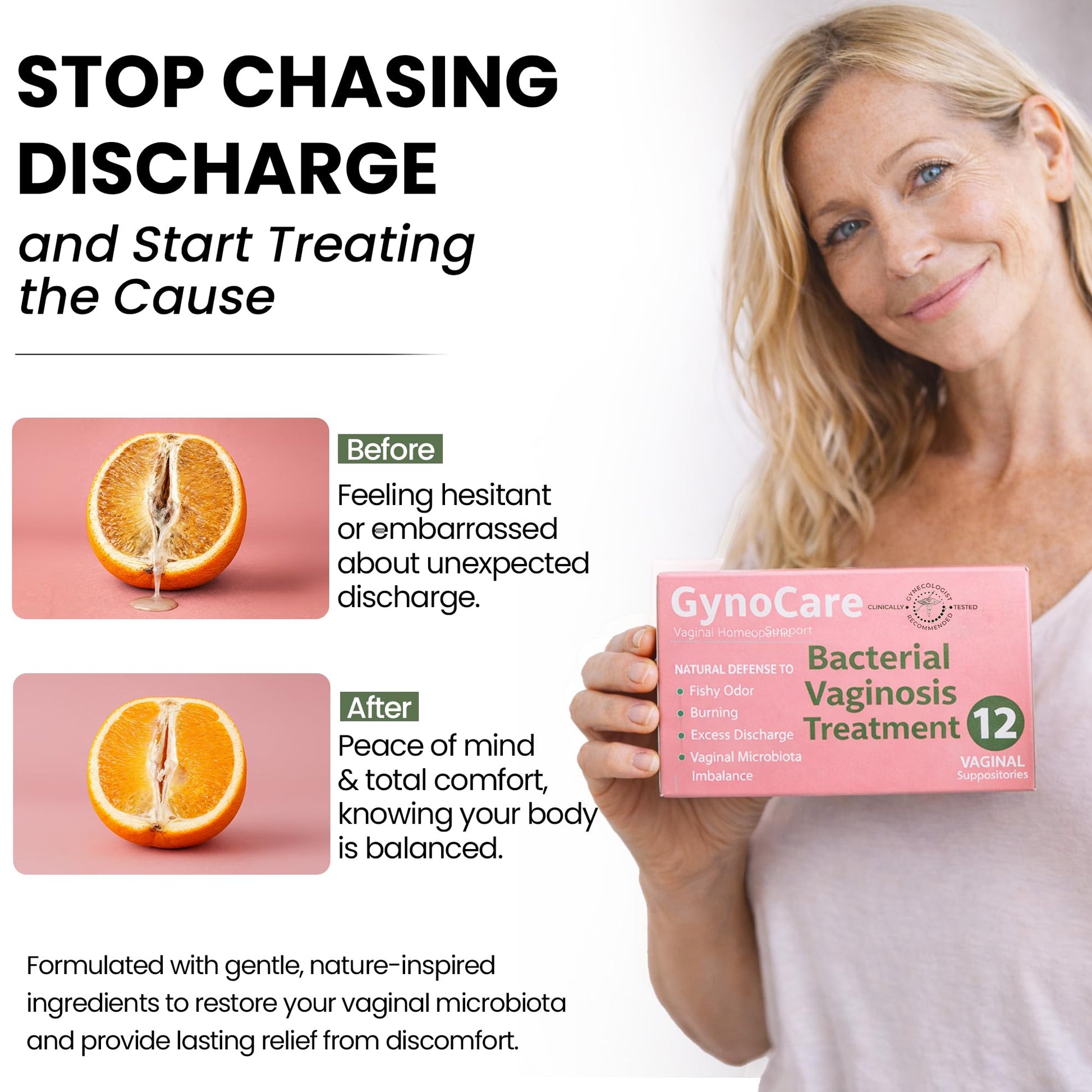 Bacterial Vaginosis Treatment | BV Treatment For Women | Boric Acid Suppositories For Women | Natural Homeopathic for Odor, Itching, Discharge, BV, and Vaginal Microbiota Imbalance | 12 Suppositories Terramed Just Think Comfort uk supplements