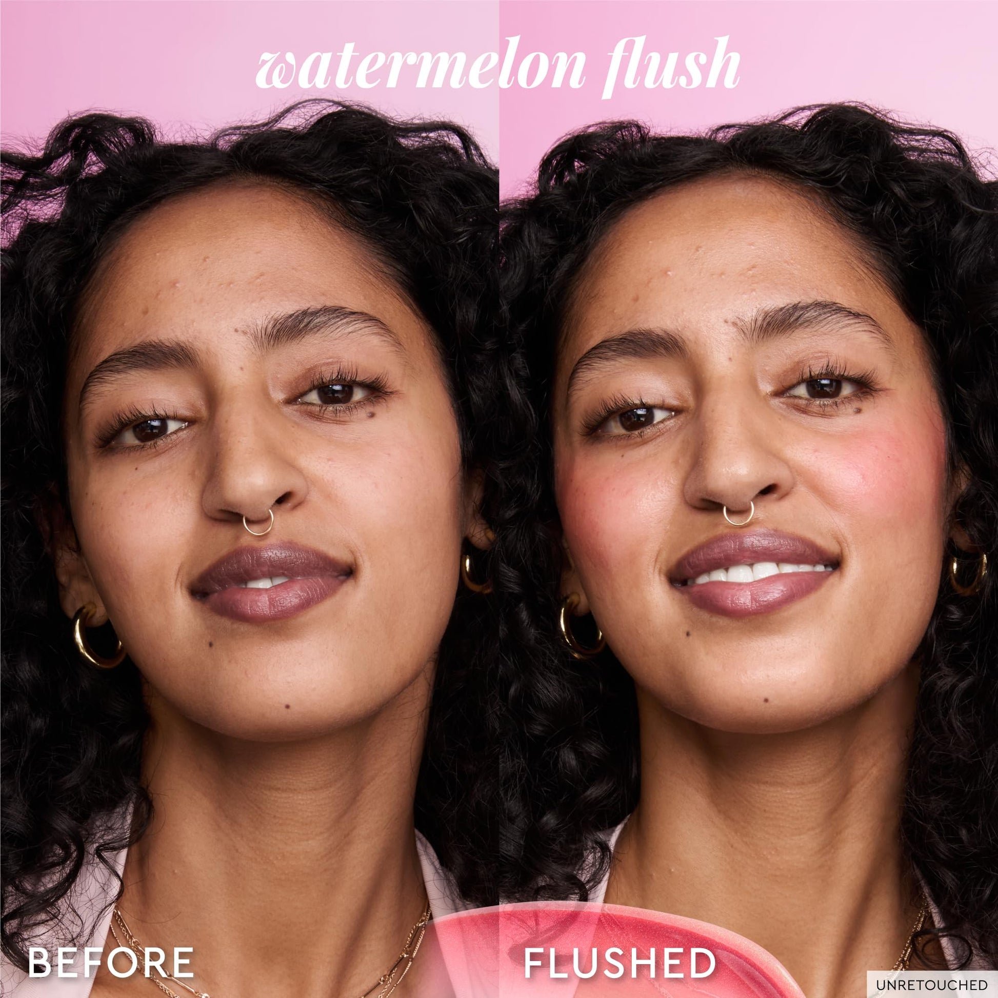 Glow Recipe Niacinamide Dewy Flush Tinted Liquid Blush Serum - Glowy Blush for Cheeks to Smooth, Hydrate & Brighten - Liquid Korean Makeup with Buildable Soft Pink Tint - Watermelon Flush (0.4 oz) Glow Recipe uk supplements