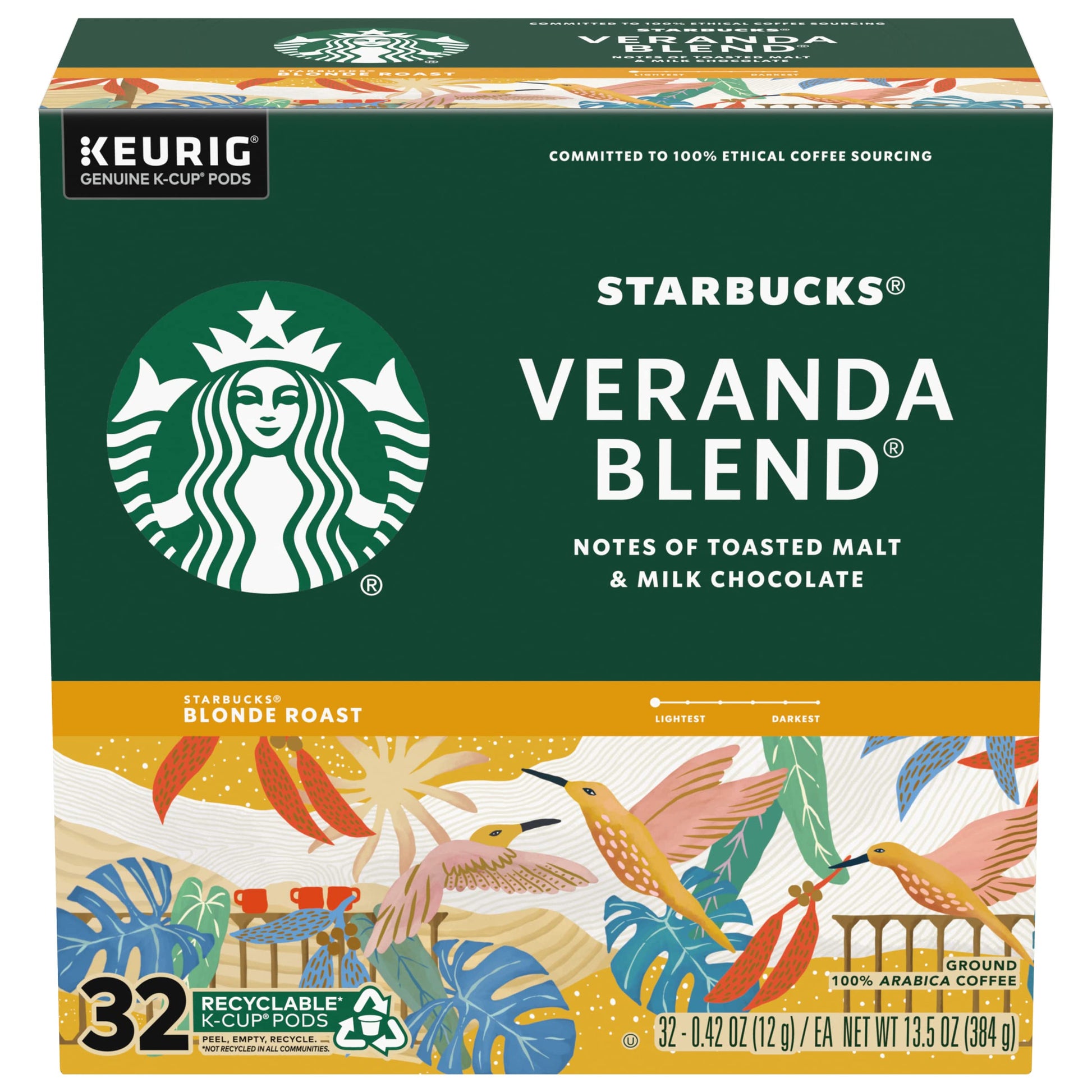 Starbucks Veranda Blend Coffee K-Cups,4/24 Pack-96 K-Cups Starbucks uk supplements