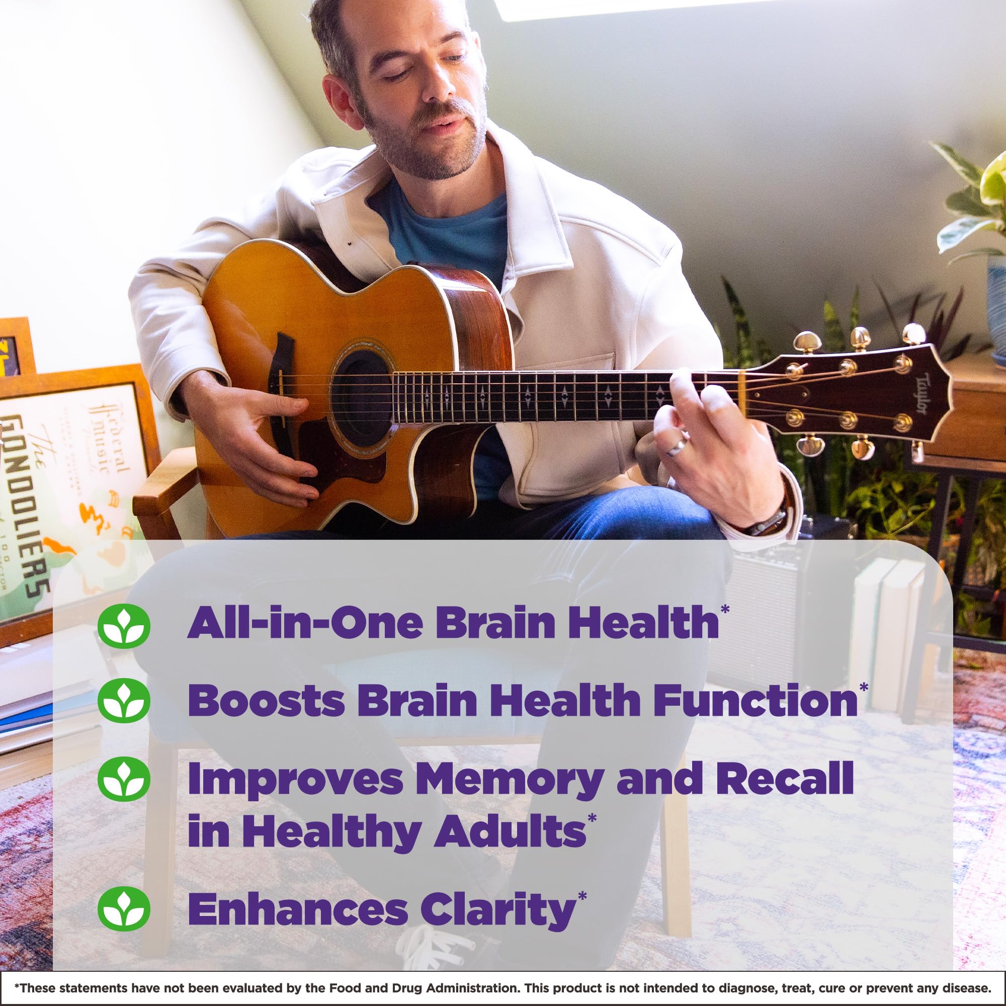 Natrol Cognium Complete, Dietary Supplement for Brain Health, Brain Health Supplements for Adults, 60 Capsules, 30 Day Supply Natrol uk supplements