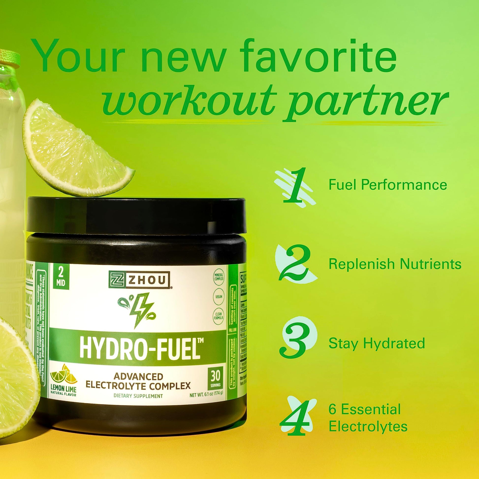 Zhou Nutrition Hydro Fuel, Sugar Free Electrolyte Powder, Replenish Nutrients, Restore Zhou Nutrition uk supplements