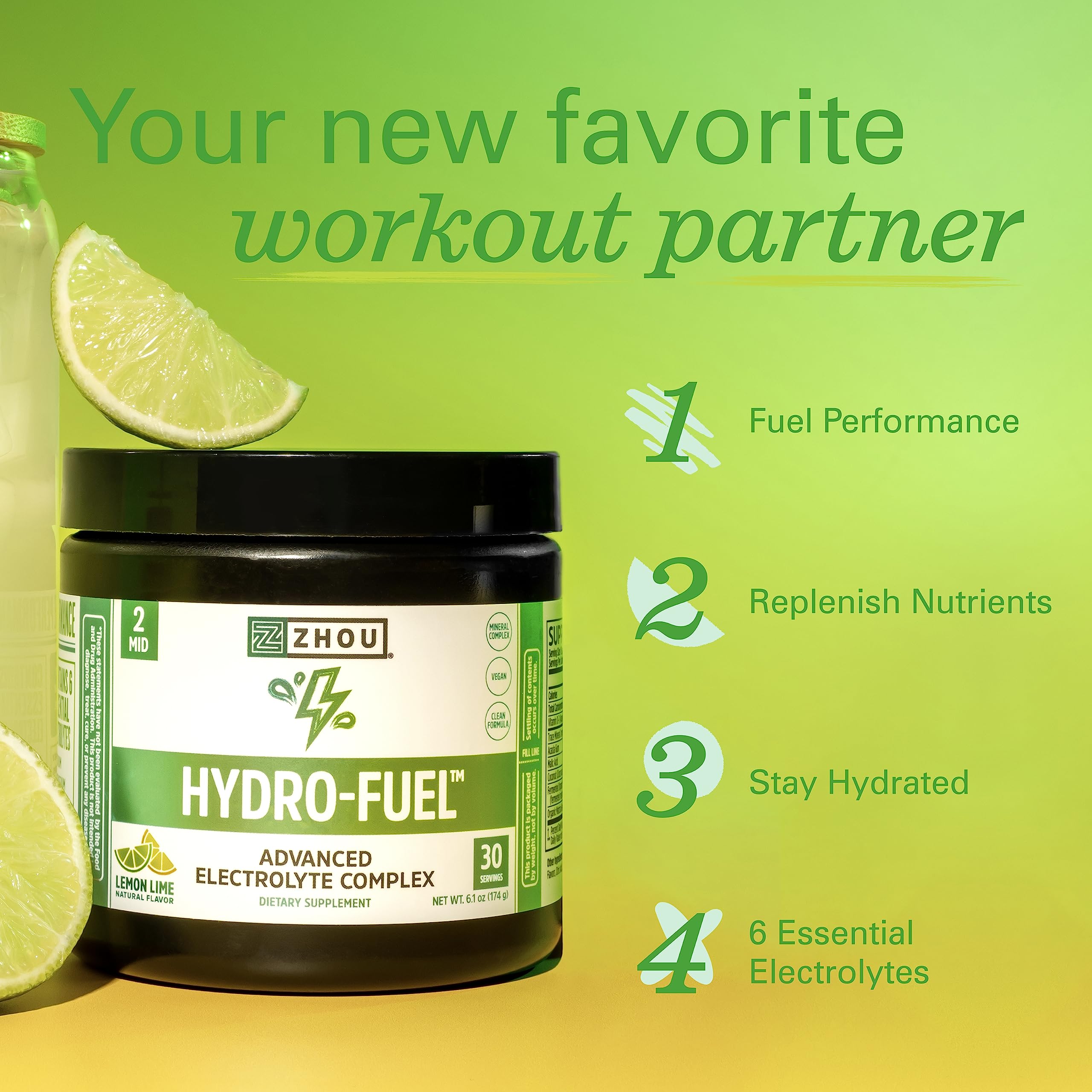 Zhou Nutrition Hydro Fuel, Sugar Free Electrolyte Powder, Replenish Nutrients, Restore Zhou Nutrition uk supplements