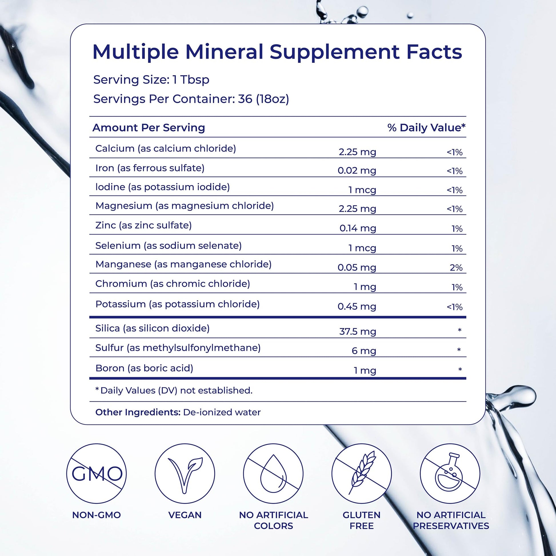 Eidon Multiple Minerals Supplement - Ionic Trace Mineral Drops for Water, with Zinc, Potassium, Chromium, & Magnesium, Natural Liquid Vitamins, Sugar Free & Bioavailable, for Men & Women - 18 oz Eidon Ionic Minerals uk supplements