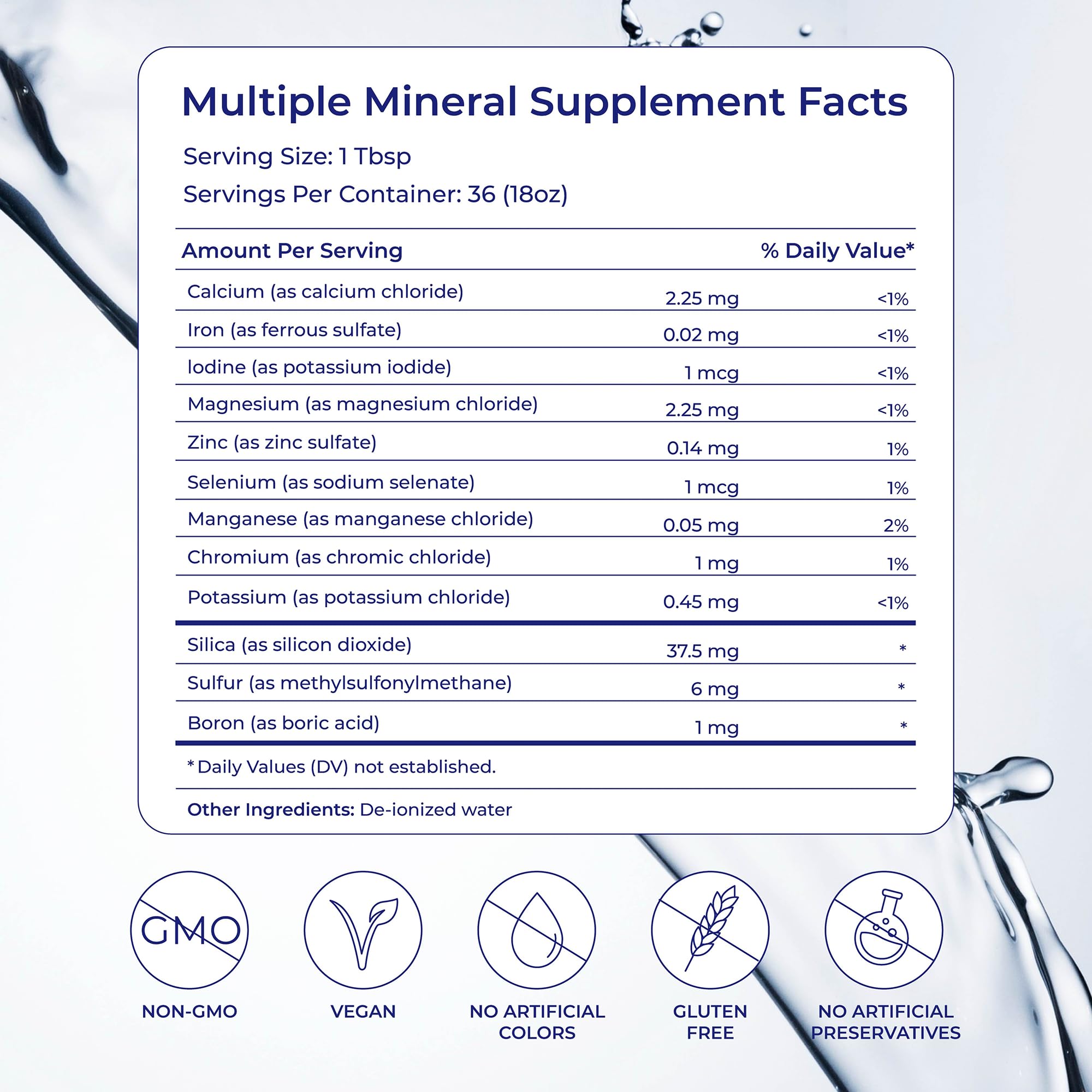 Eidon Multiple Minerals Supplement - Ionic Trace Mineral Drops for Water, with Zinc, Potassium, Chromium, & Magnesium, Natural Liquid Vitamins, Sugar Free & Bioavailable, for Men & Women - 18 oz Eidon Ionic Minerals uk supplements