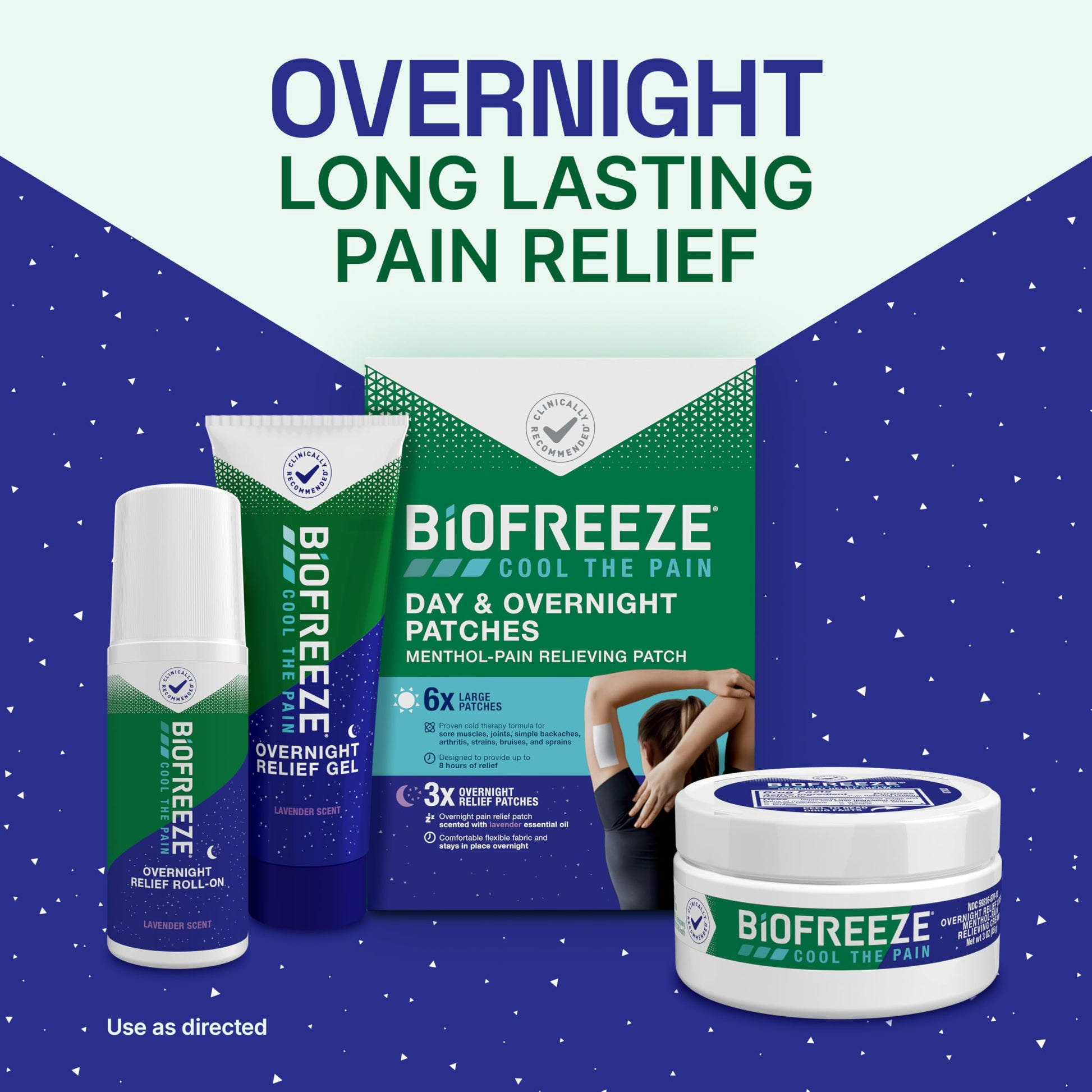 Biofreeze Overnight Gel Pain Relief, Knee & Lower Back Pain Relief, Arthritis Pain Reliever, Neck Pain Relief, Cooling Joint Pain Relief, Lavender Scented Menthol Gel 3 Fl Oz Biofreeze uk supplements