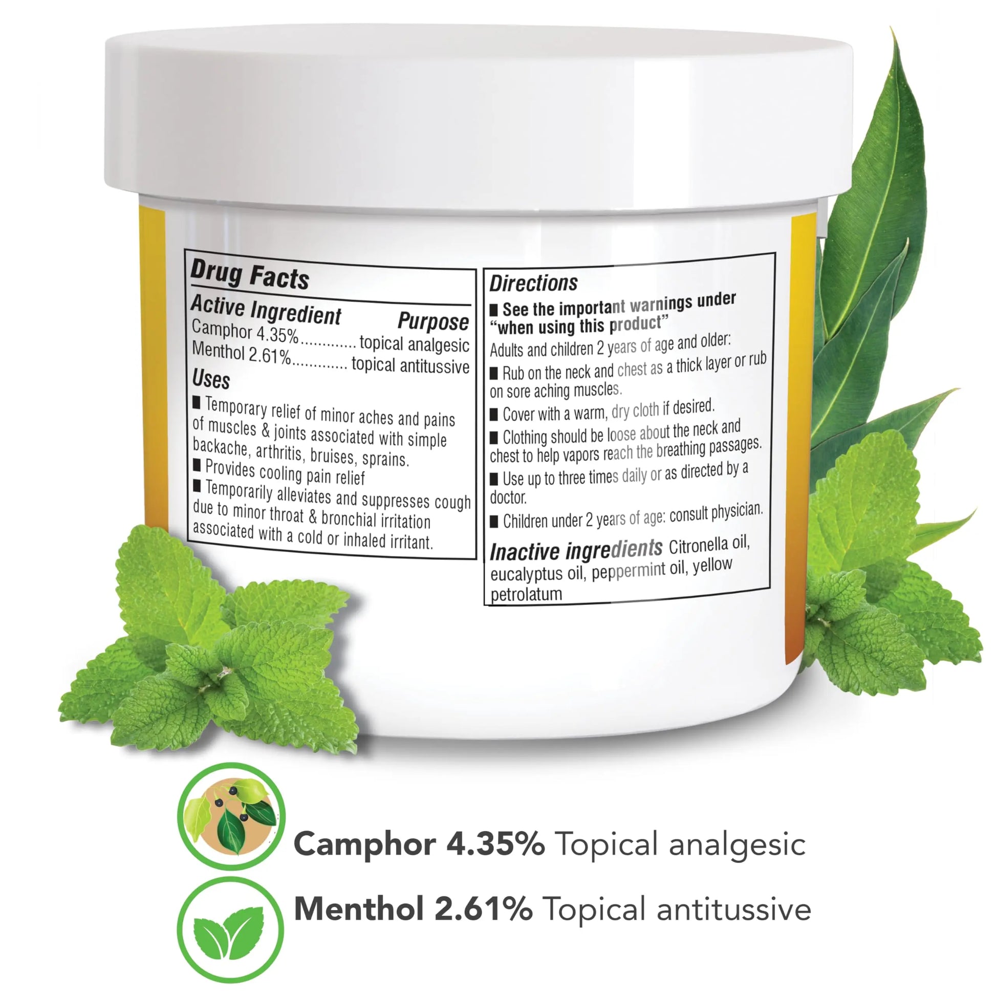 Botanic Choice Eucamint-Pain Relieving Ointment-Muscle, Joints, Sinus, Coughs Botanic Choice uk supplements