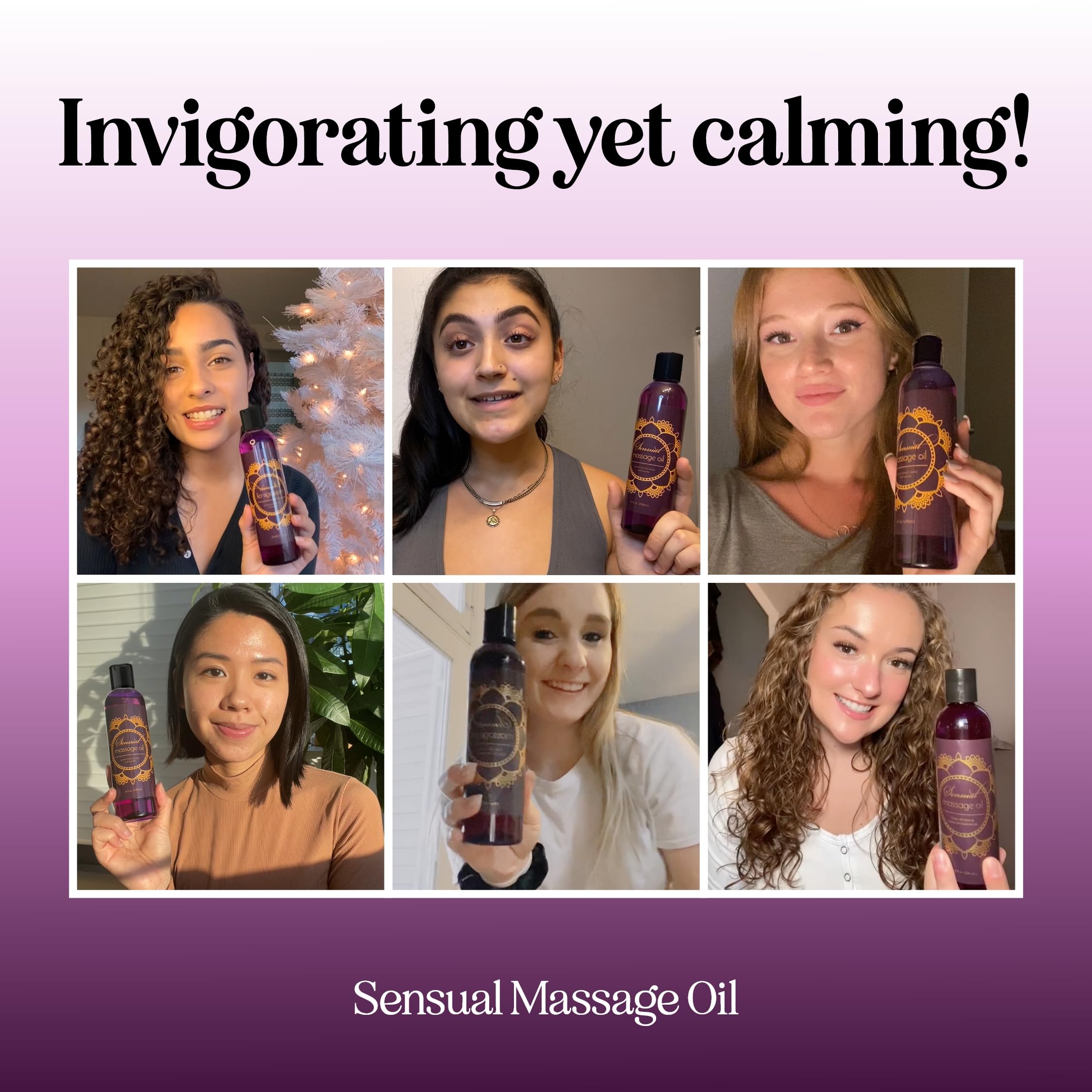 Aromatherapy Sensual Massage Oil for Couples - Relaxing Full Body Massage Oil for Date Maple Holistics uk supplements