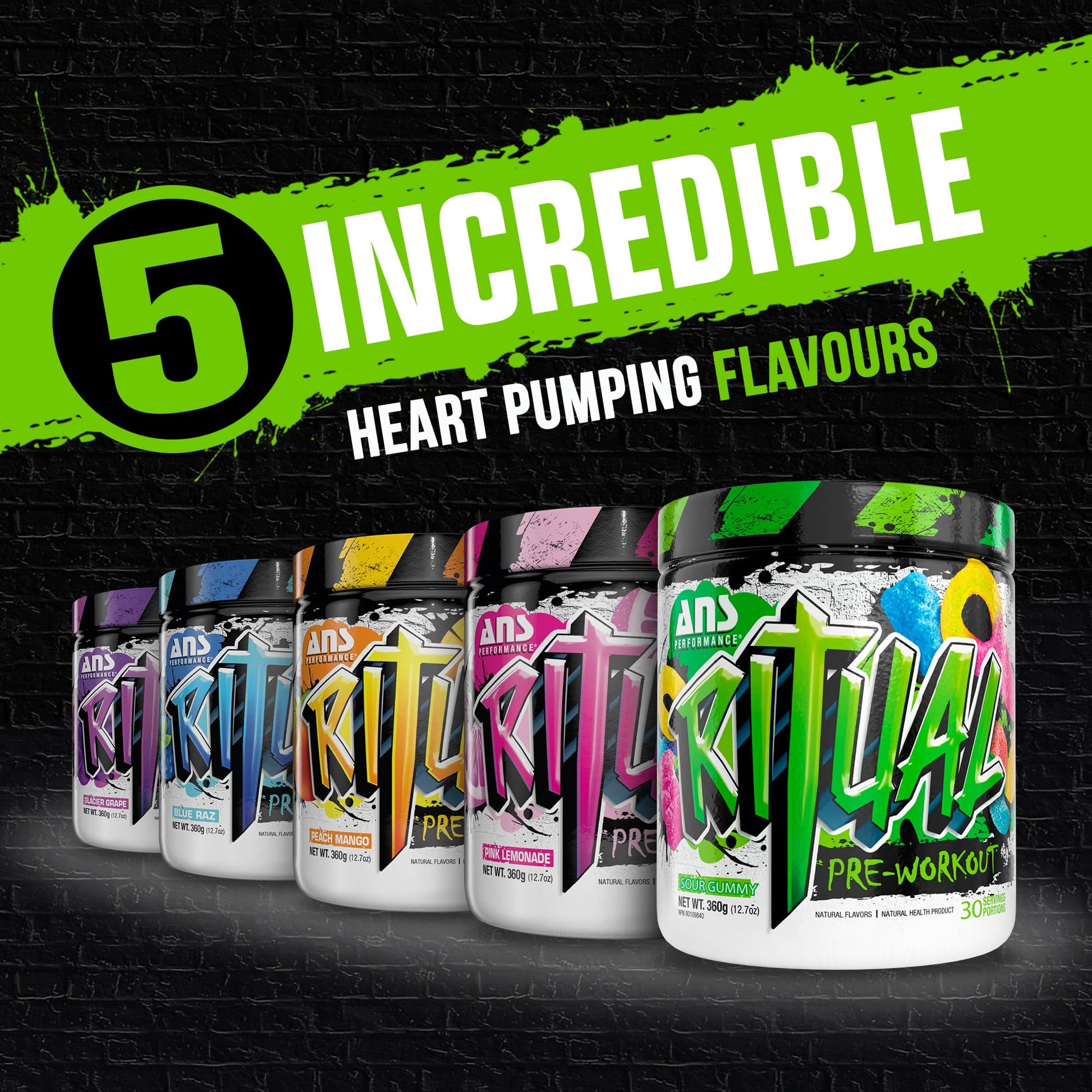 ANS Performance Ritual Pre Workout (30 Servings, 12.7 oz) - Complete Preworkout Formula ANS Performance uk supplements