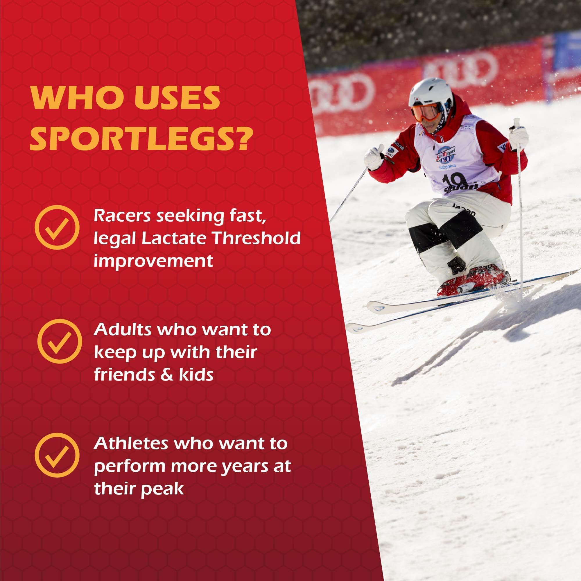 SPORTLEGS Pre-Exercise Metabolic Primer for Runners, Cyclists and Endurance Athletes - Helps Muscles Use Lactate as Fuel for Smoother, Longer-Lasting Efforts - NSF Certified for Sport - 120 Capsules SPORTLEGS uk supplements