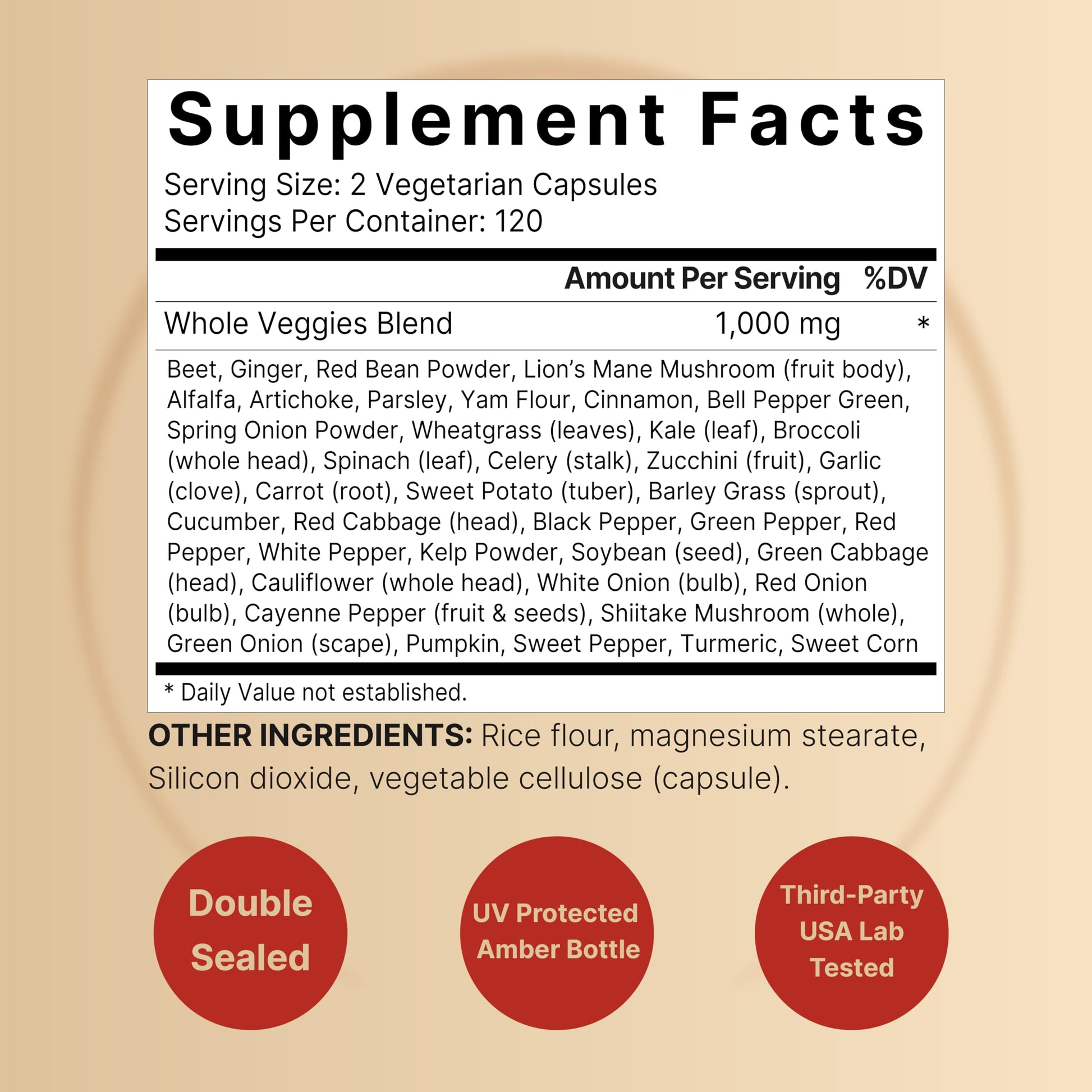 Fruit and Veggies Supplement – 480 Total Vegetarian Capsules | Balance of Natural 40 Whole Fruits & Veggies Blend | Fresh Superfood Formula with Vitamins and Minerals – Non-GMO NatureBell uk supplements
