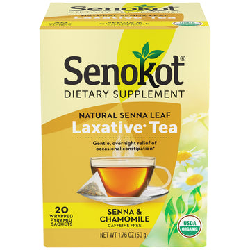 Senokot Dietary Supplement, Natural and Organic Senna Leaf, Laxative Tea for Occasional Senokot uk supplements