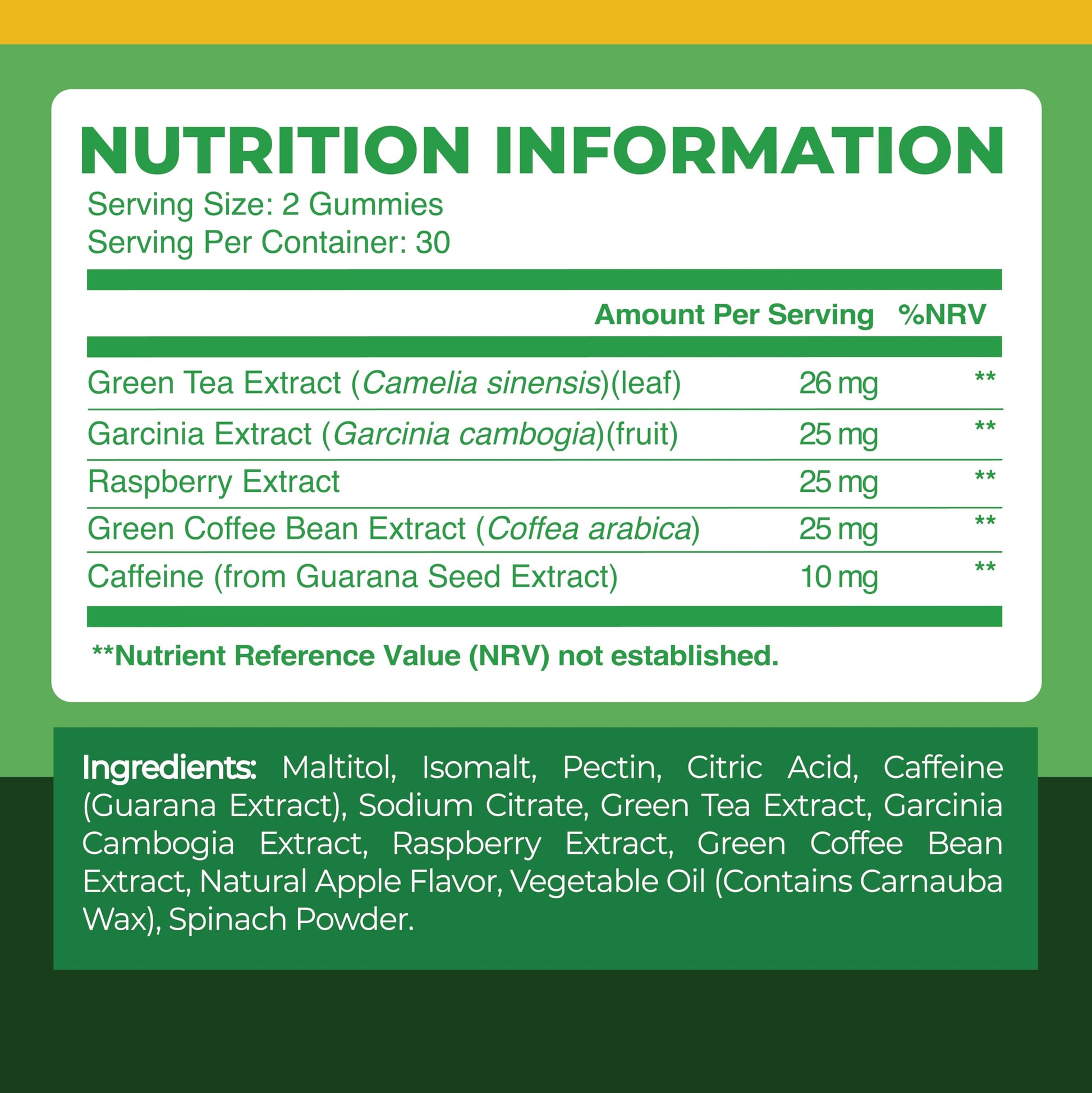 Nobi Nutrition Green Tea Fat Burner Gummies for Weight Loss | Metabolism Boost Nobi Nutrition uk supplements