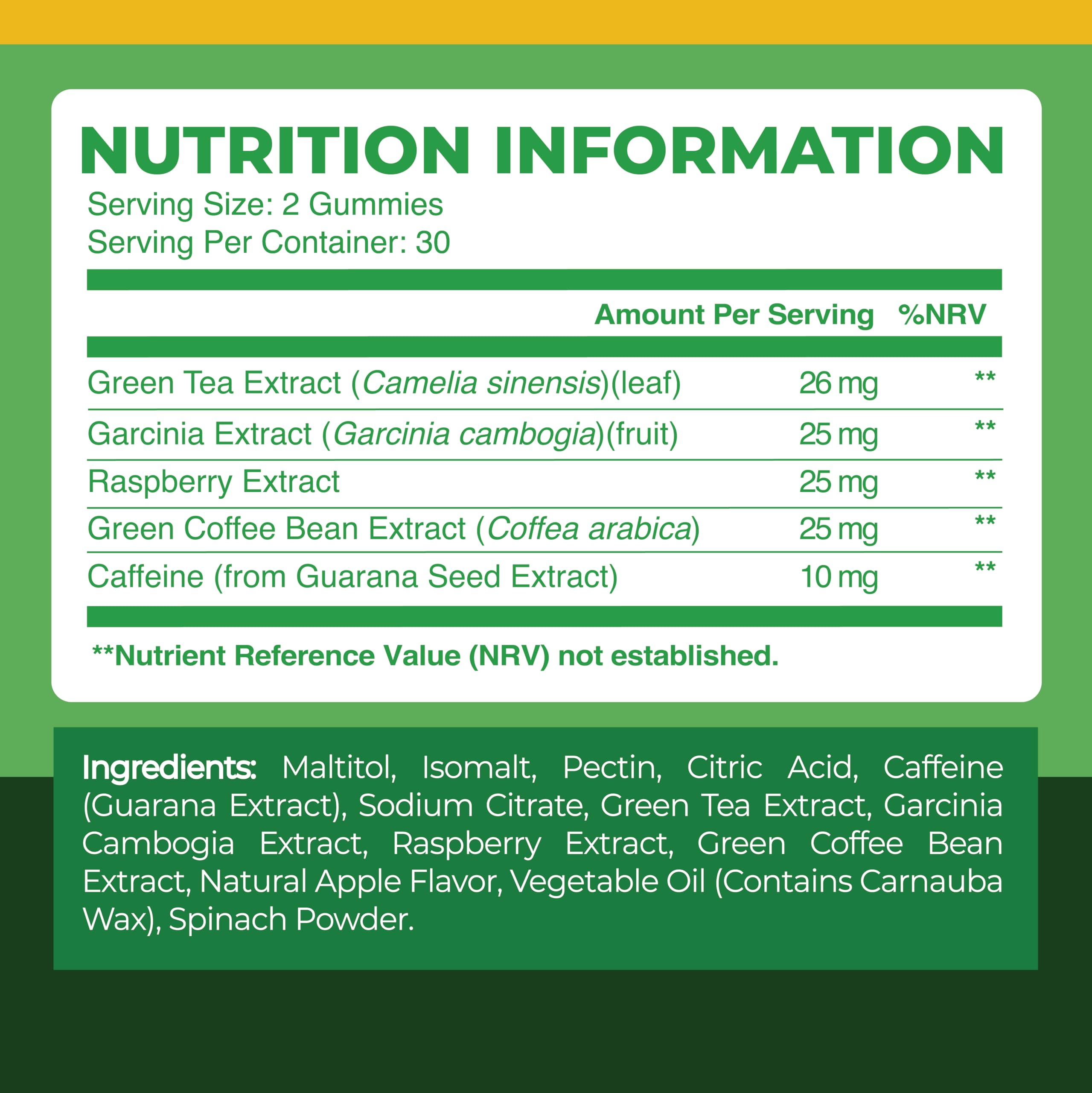Nobi Nutrition Green Tea Fat Burner Gummies for Weight Loss | Metabolism Boost Nobi Nutrition uk supplements