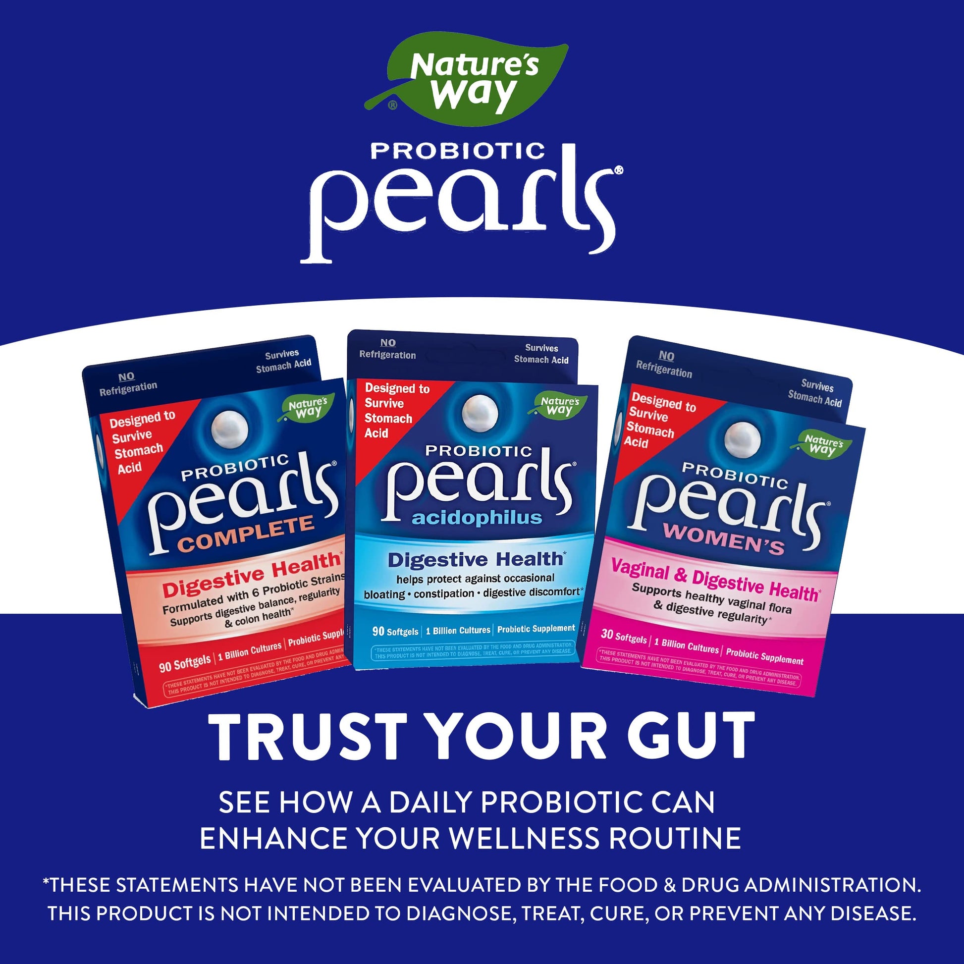 Nature's Way Probiotic Pearls for Women, Vaginal and Digestive Health Nature's Way uk supplements
