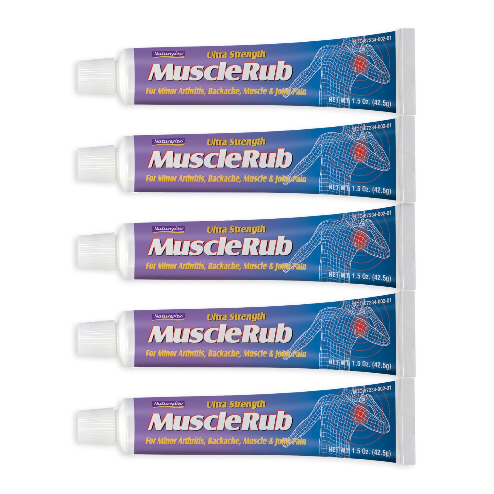 Natureplex Ultra Strength Muscle Rub Cream 1.5 oz (Pack of 5) – Menthol & Methyl Salicylate, Fast-Penetrating, Long-Lasting Relief for Muscle & Joint Discomfort (Minor Aches, Backache, Strains) Natureplex uk supplements