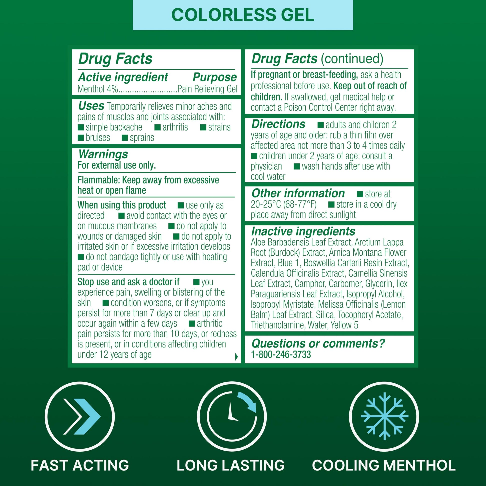 Biofreeze Roll-On Pain-Relieving Gel 3 FL OZ, Colorless Topical Pain Reliever For Muscles And Joints From Arthritis, Backache, Strains, Bruises, & Sprains Biofreeze uk supplements