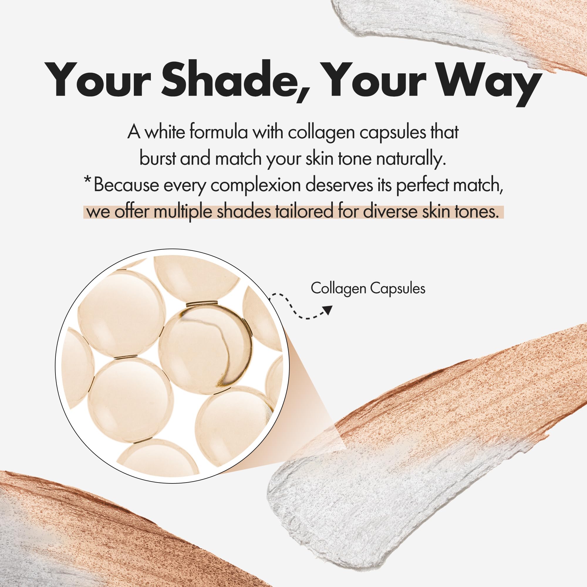 ELROEL Blanc Cover Cream Stick V White - Korean Color-Changing Foundation Stick with Volufiline - Medium to Full Coverage Dewy Finish Base Makeup - Dual-Ended with Detachable Brush (202 Natural) ELROEL uk supplements